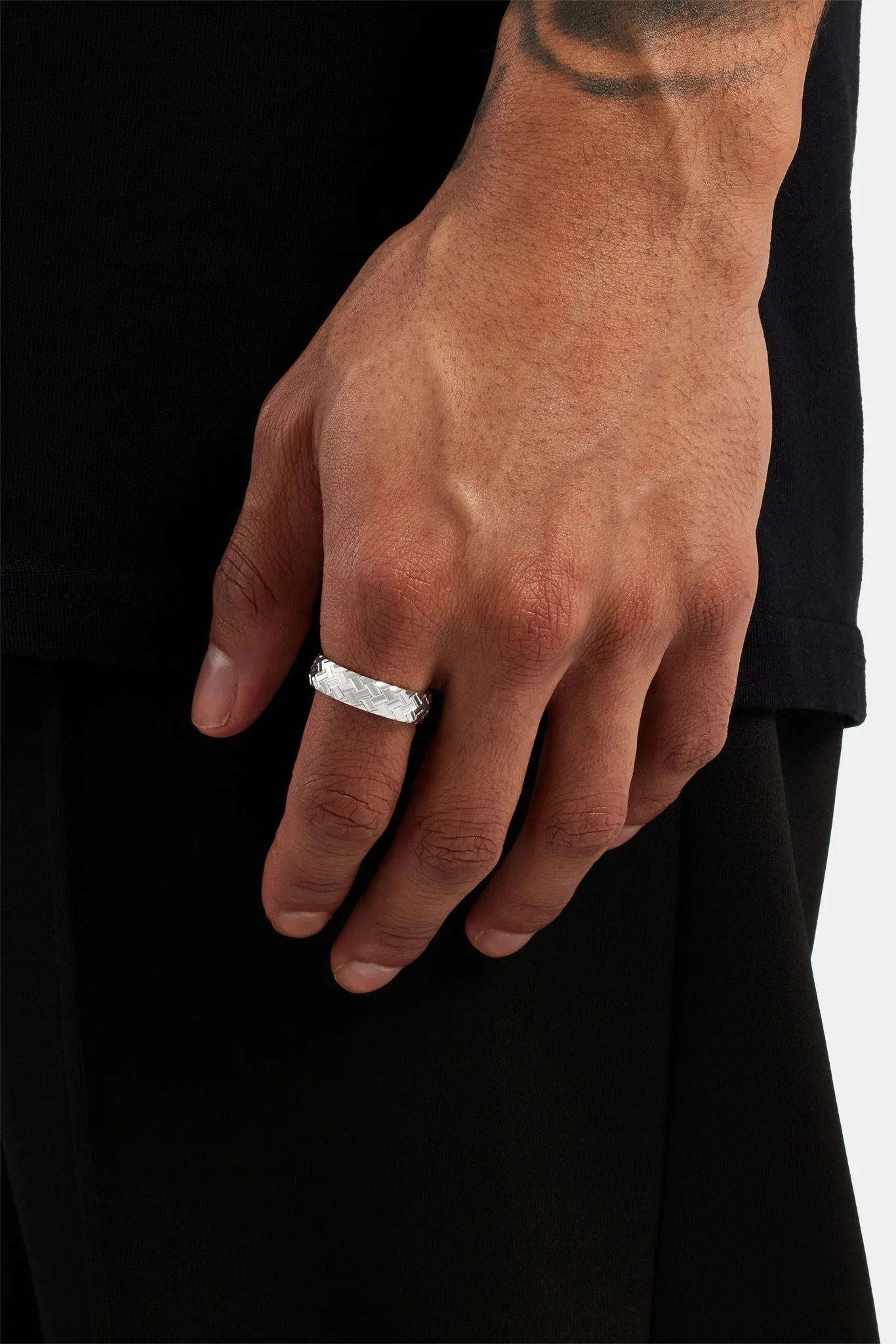 Polished Woven Ring - 6mm - Image 2