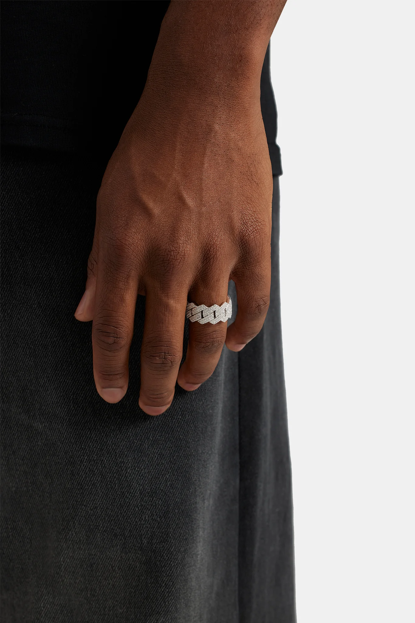 Prong Cuban Ring - 10mm - Image 2