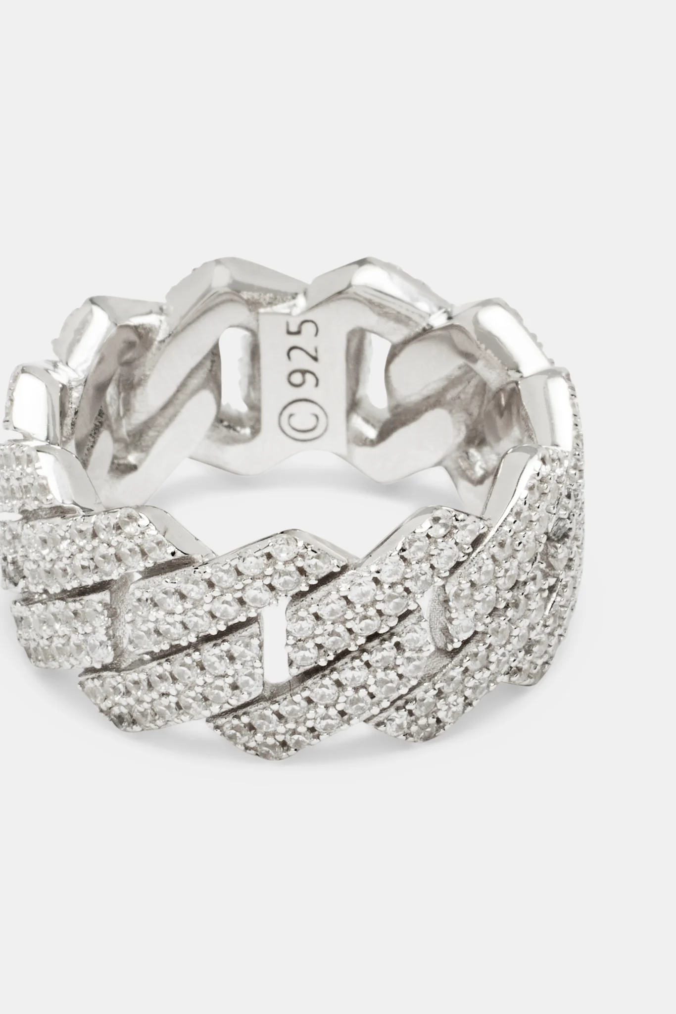 Prong Cuban Ring - 10mm - Image 3