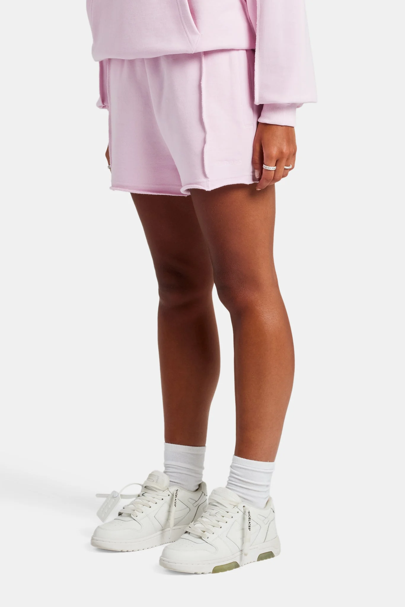 Raw Edge Short - Pink - Image 2