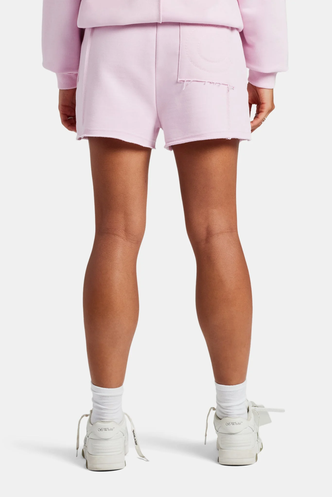 Raw Edge Short - Pink - Image 3