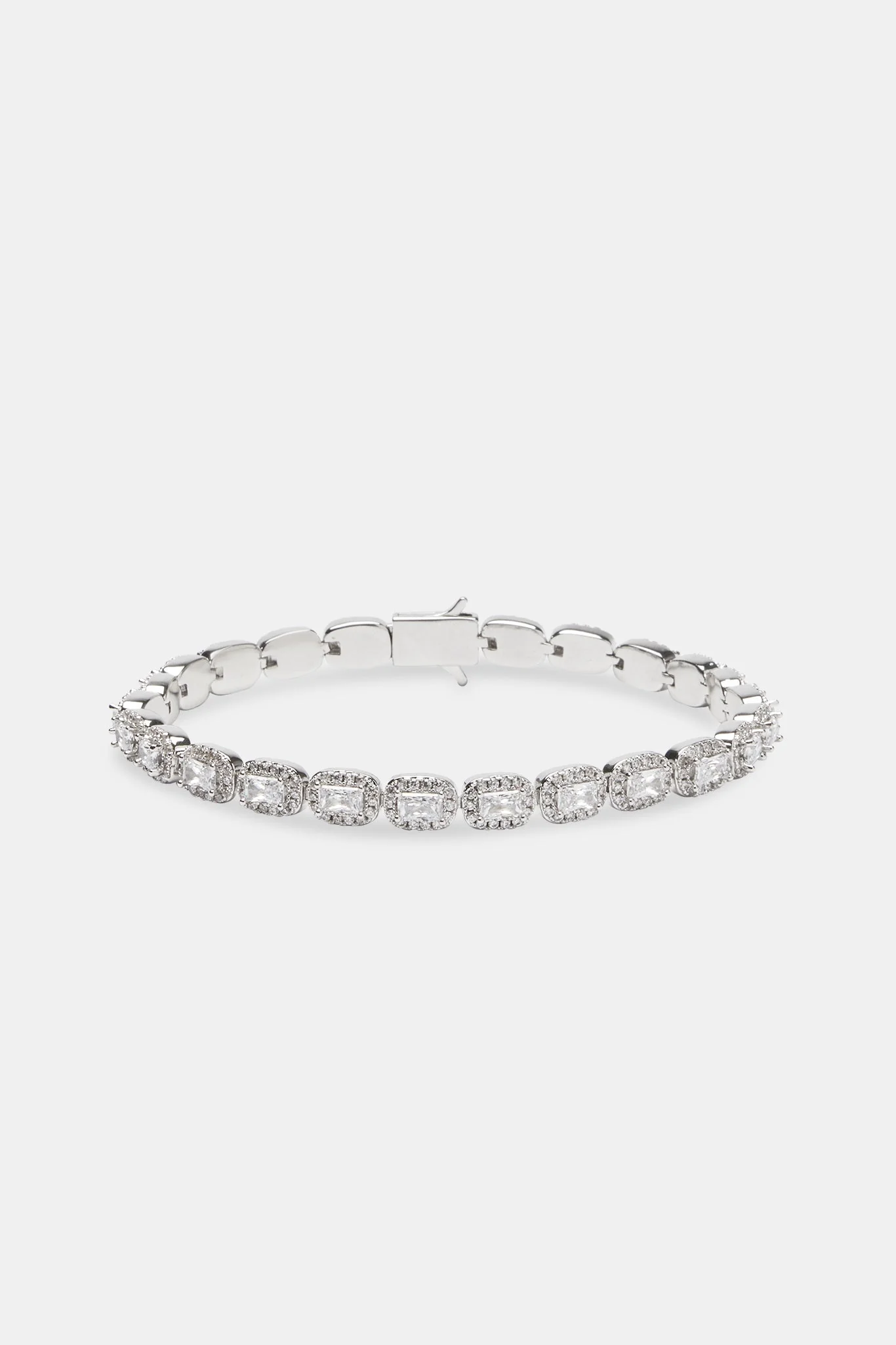 Rectangle Cluster Tennis Bracelet - Image 2