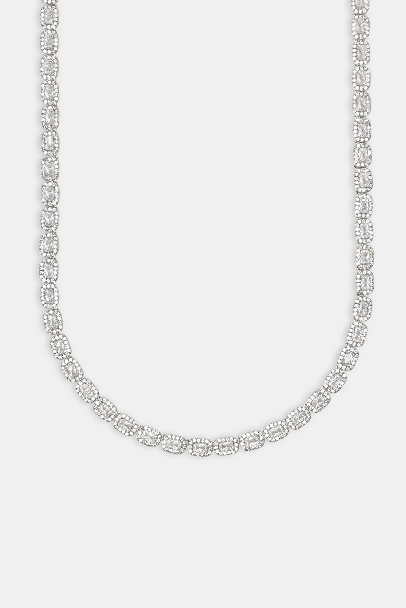 Rectangle Cluster Tennis Chain - Image 2