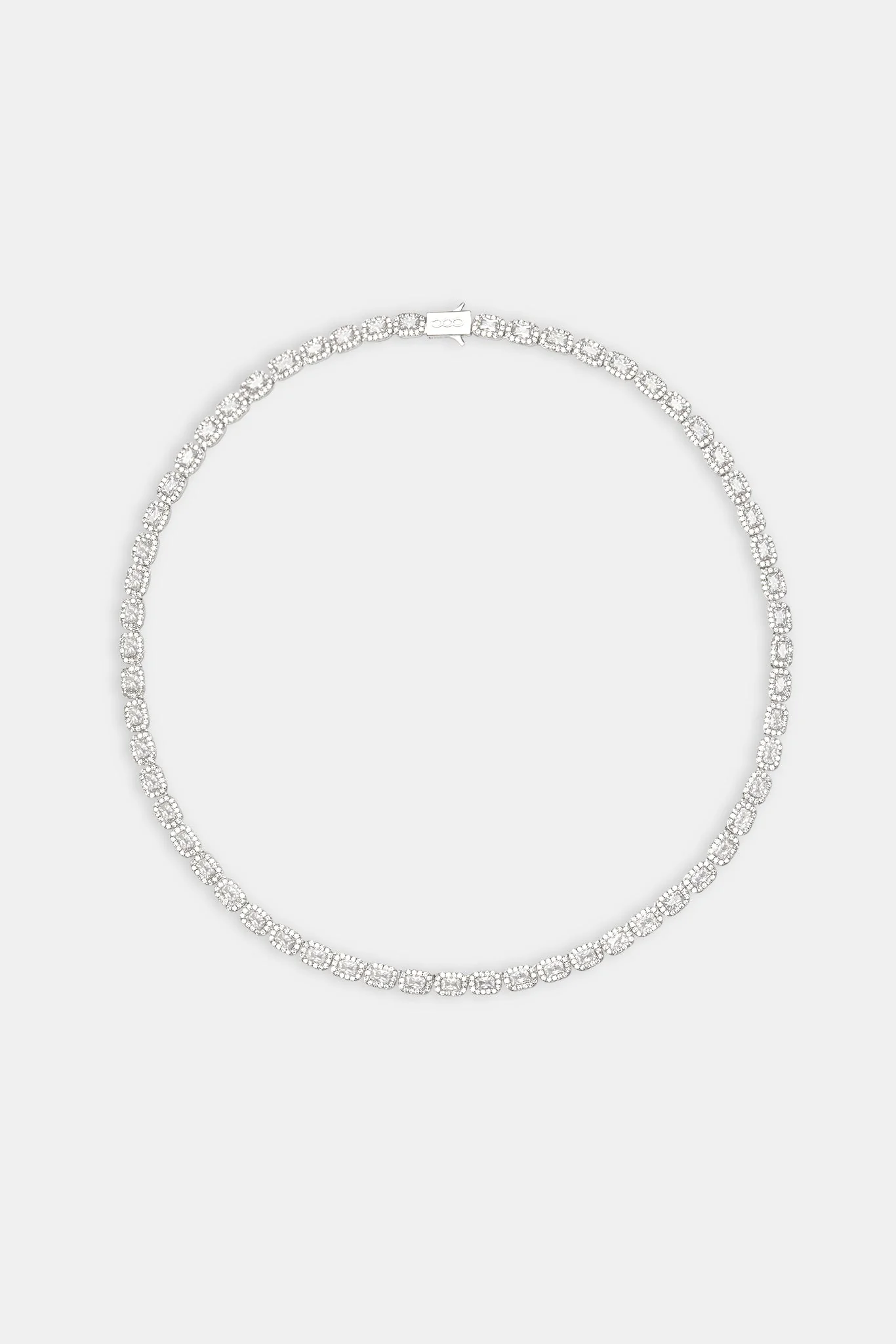 Rectangle Cluster Tennis Chain - Image 4