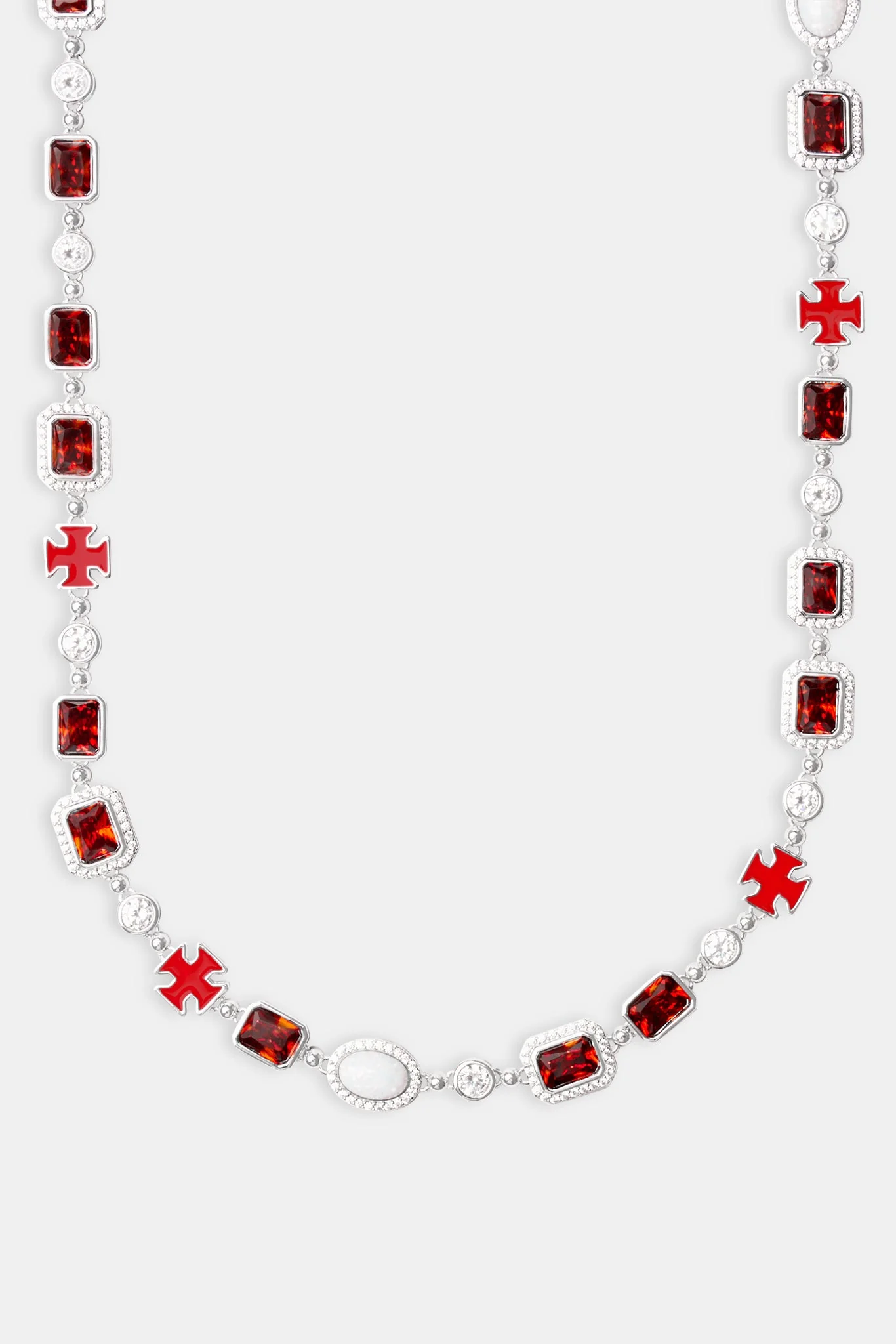 Red Multi Gemstone Chain - Image 2