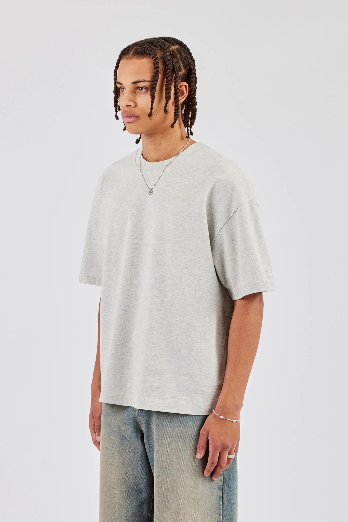 Regular Fit T-Shirt - Ash Grey - Image 2