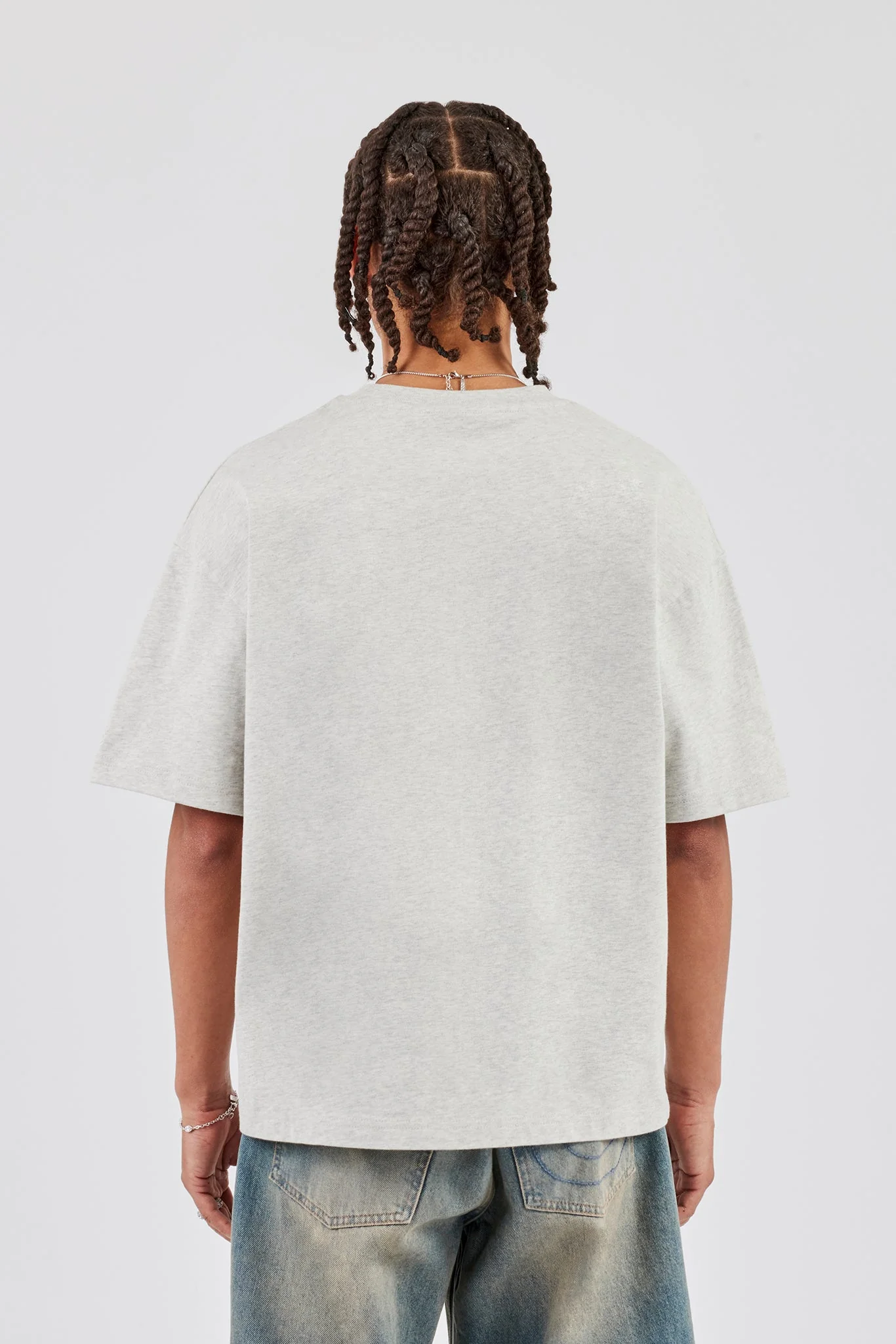 Regular Fit T-Shirt - Ash Grey - Image 3