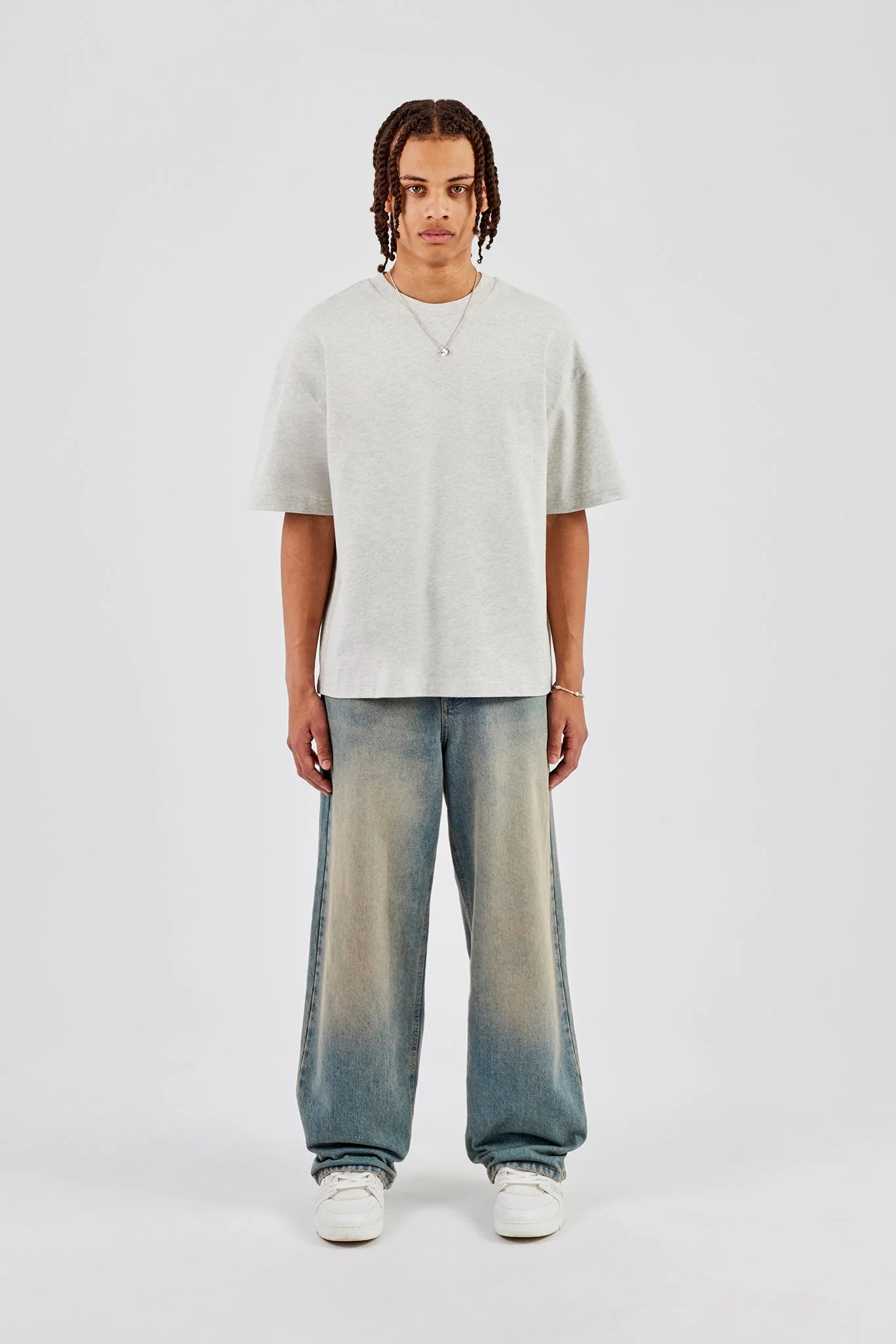 Regular Fit T-Shirt - Ash Grey - Image 5