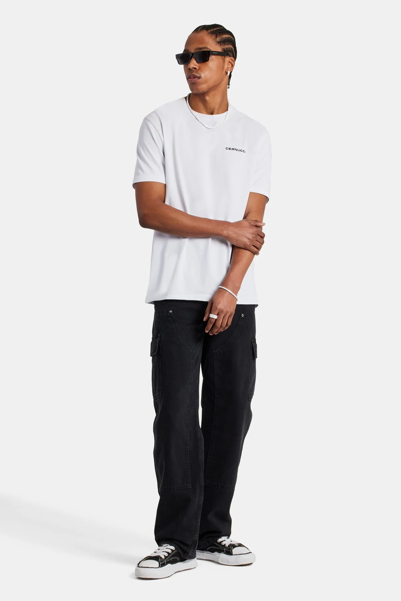 Relaxed Cargo Carpenter Jean - Black - Image 2