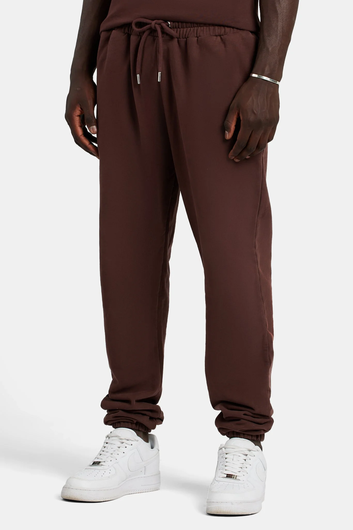 Relaxed Cuffed Jogger - Chestnut - Image 2