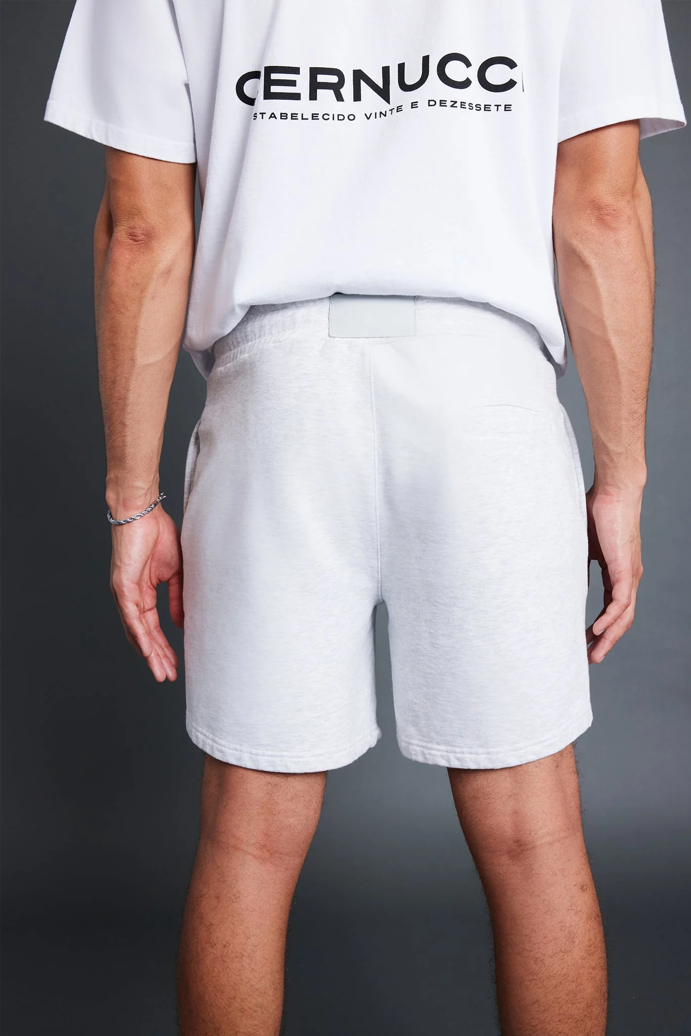 Relaxed Shorts - Light Grey Marl - Image 5