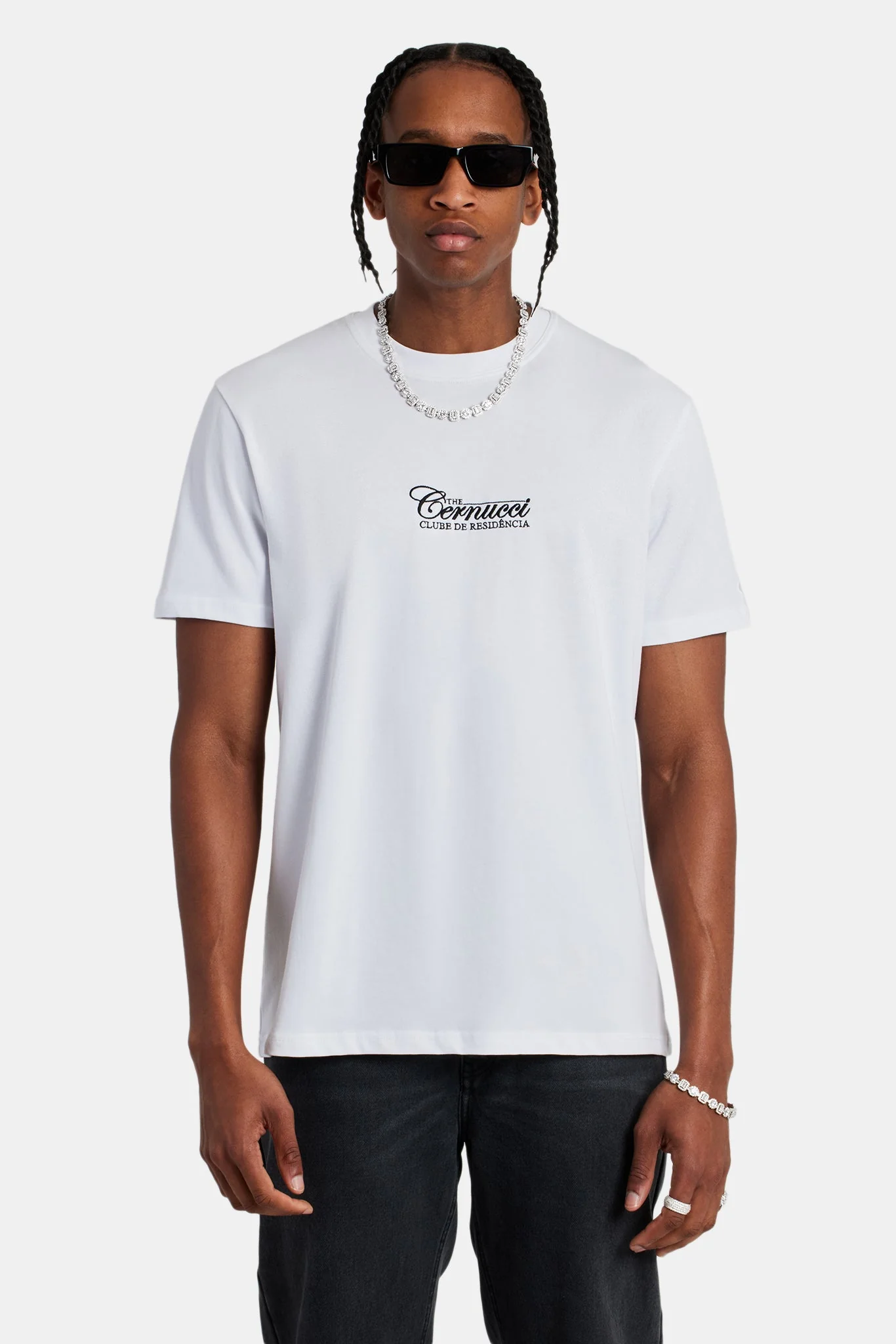 Residence Club Embroidered T-Shirt - White - Image 2