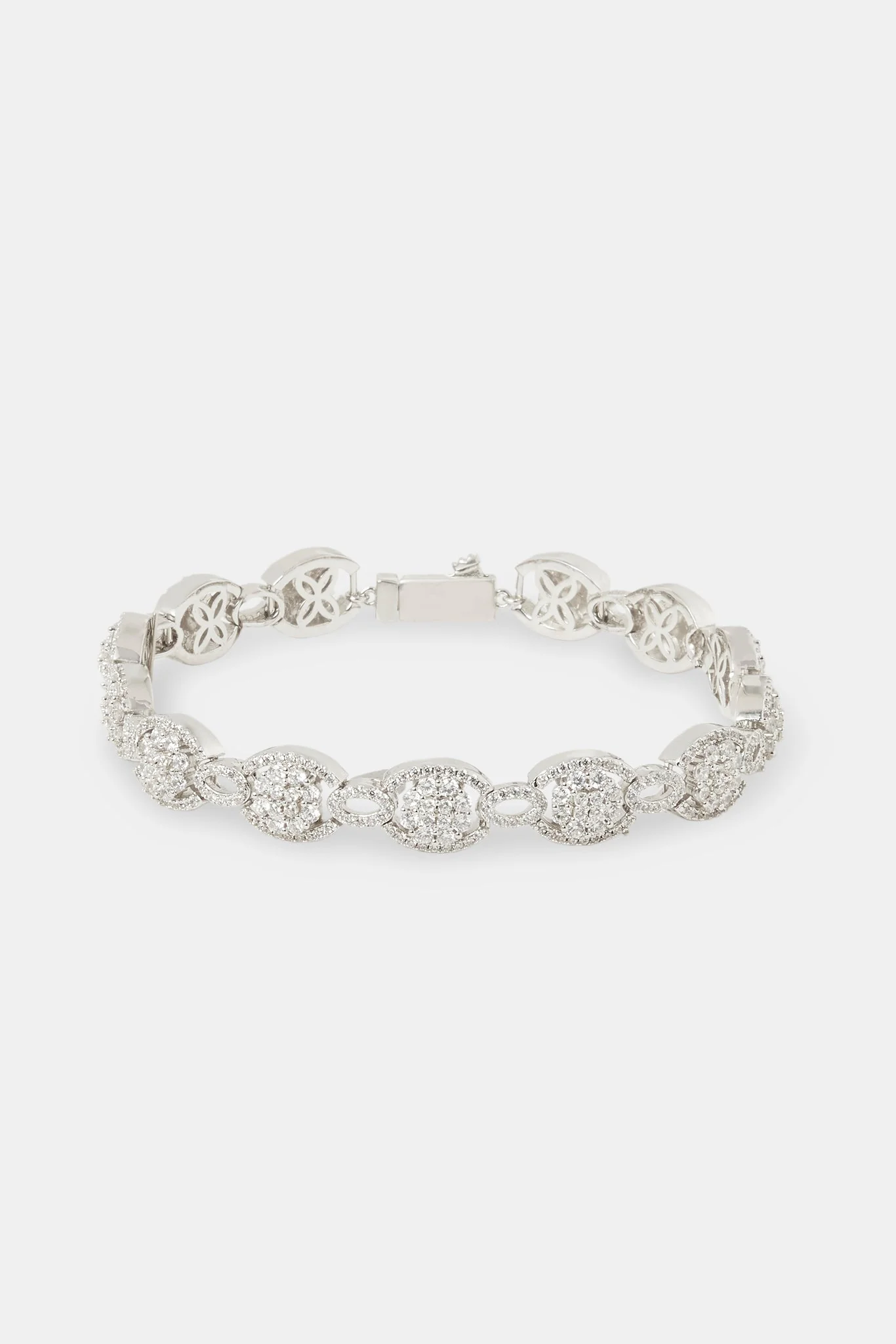 Round Cluster Link Bracelet - 10mm - Image 2
