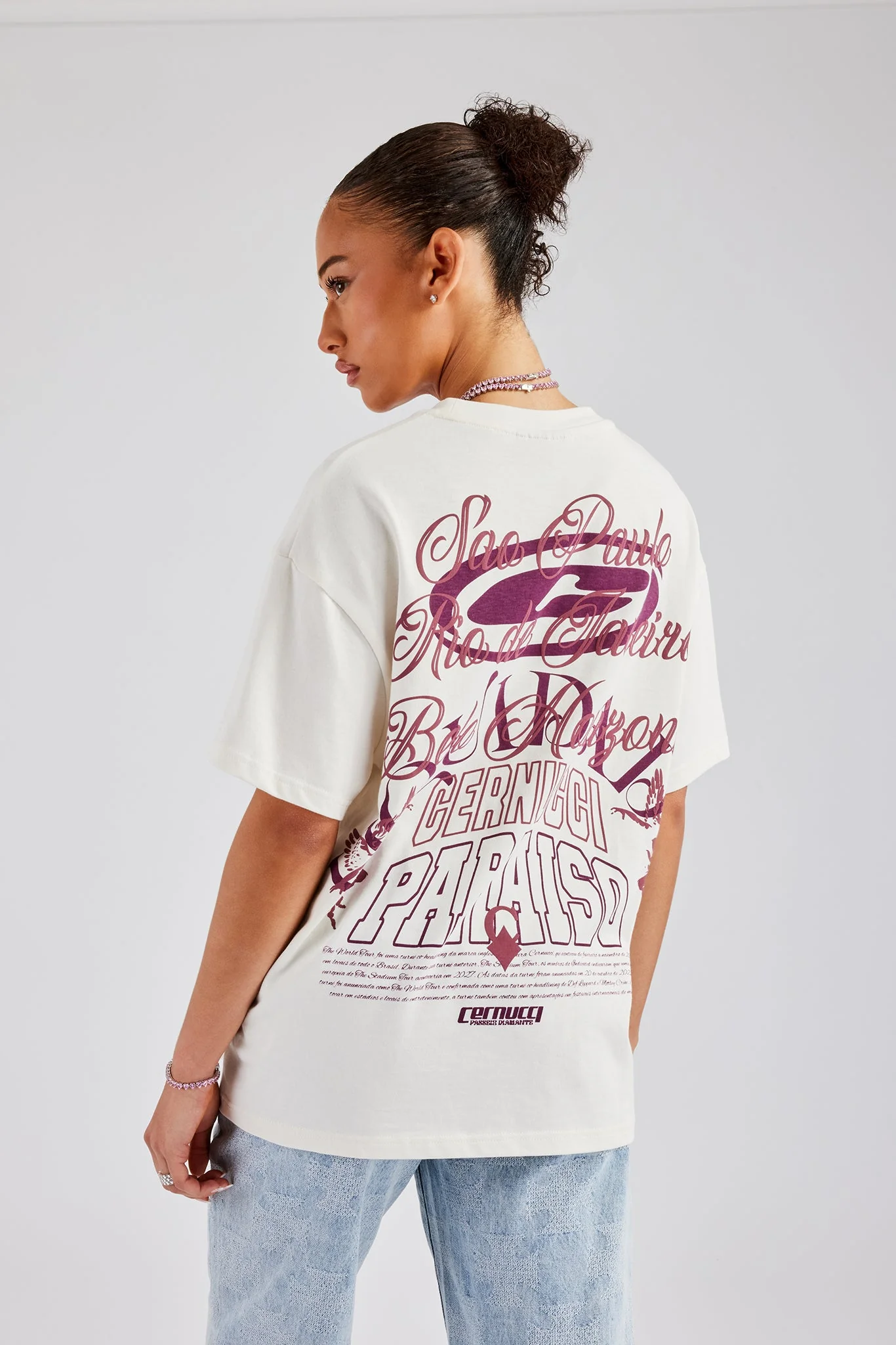 Sao Paulo Oversized T-Shirt - Off White - Image 2
