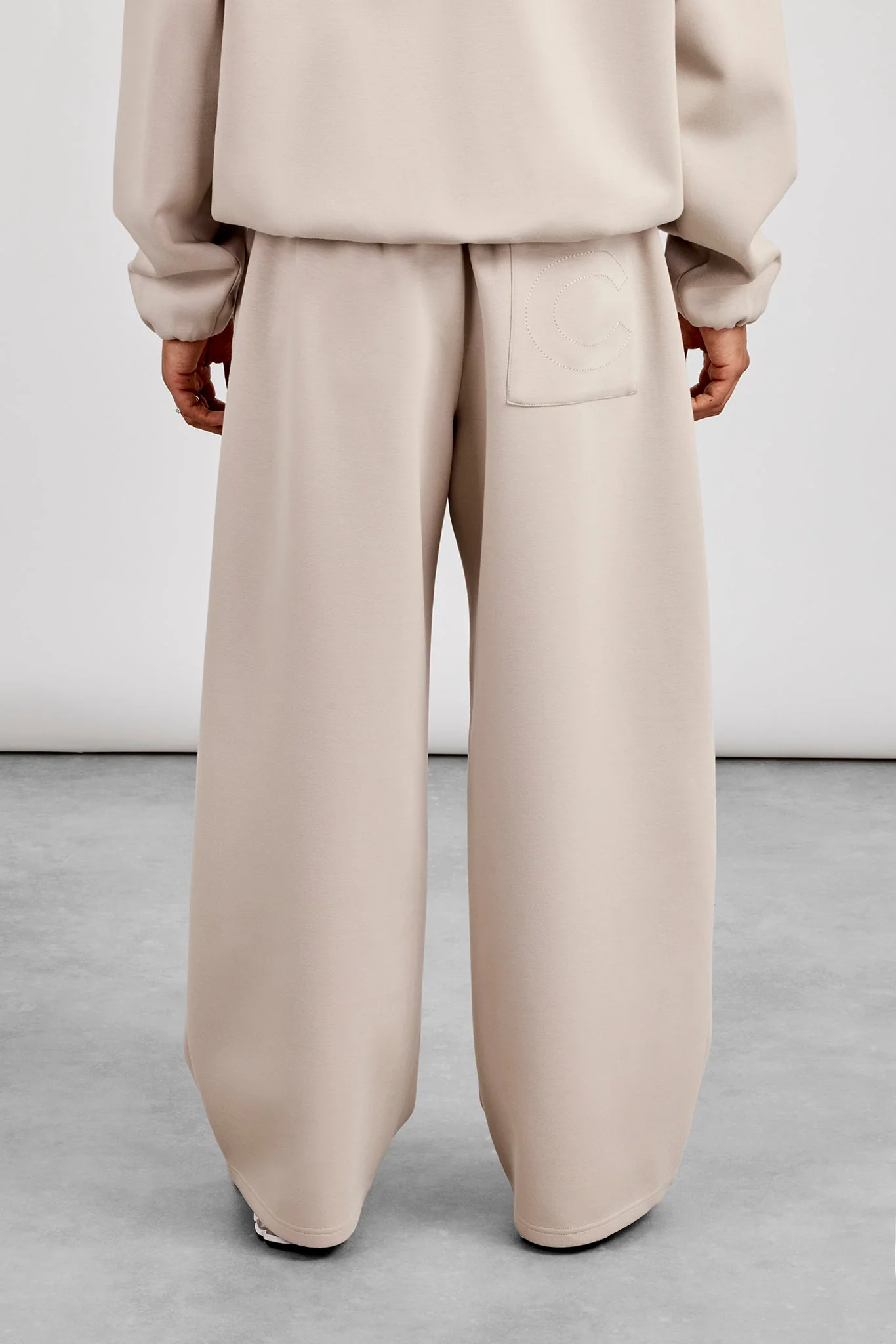 Scuba Baggy Fit Trouser - Light Grey - Image 4