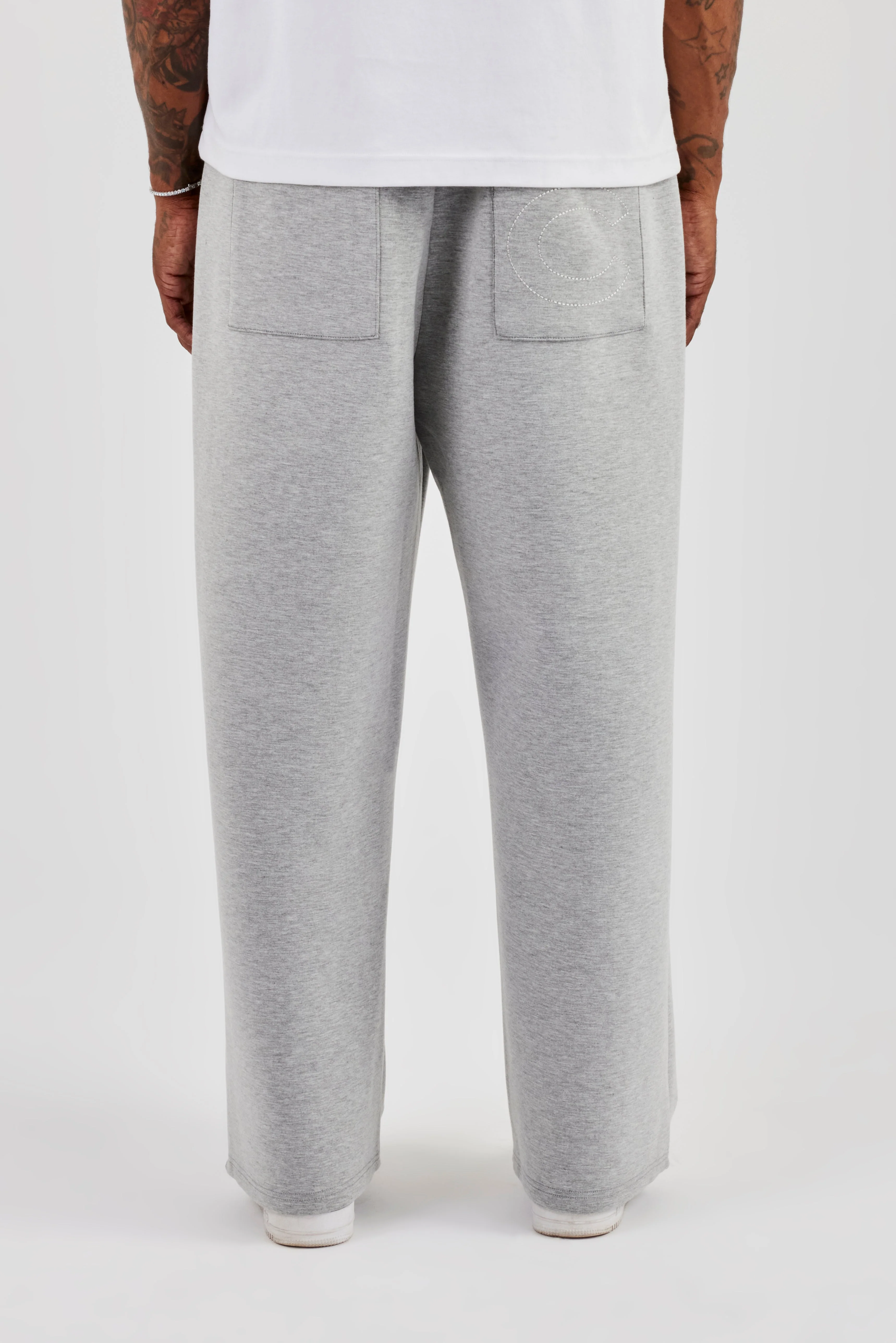 Scuba Baggy Leg Trouser - Grey - Image 3