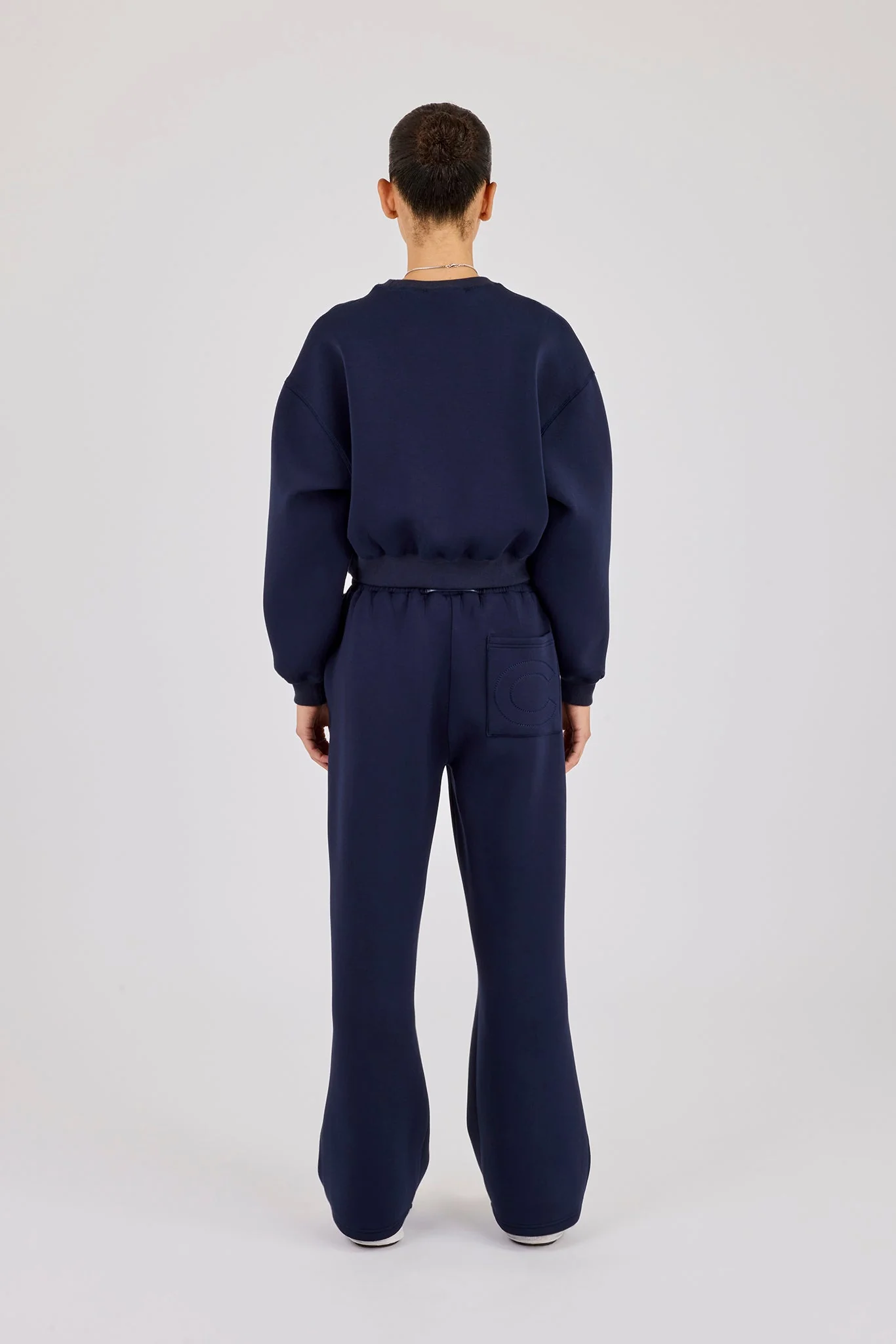 Scuba Boxy Sweatshirt & Baggy Jogger - Navy - Image 4