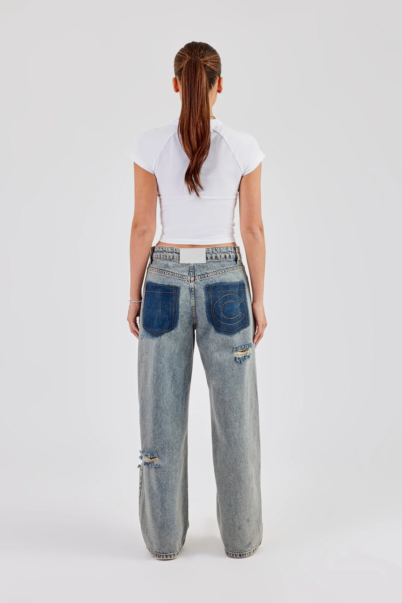 Shadow Pocket Baggy Jean - Antique Wash - Image 4