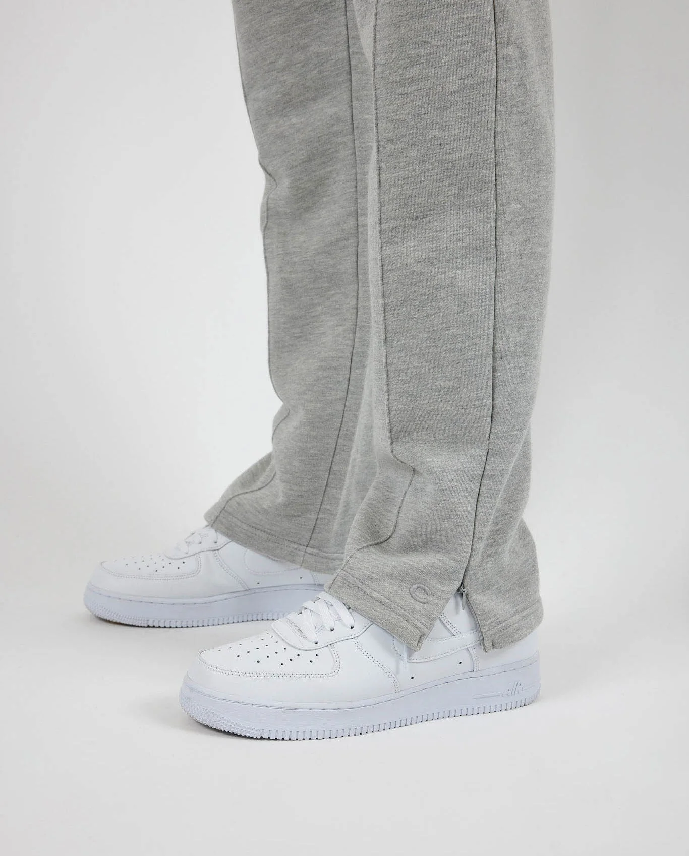 Split Hem Jogger - Grey Marl - Image 3