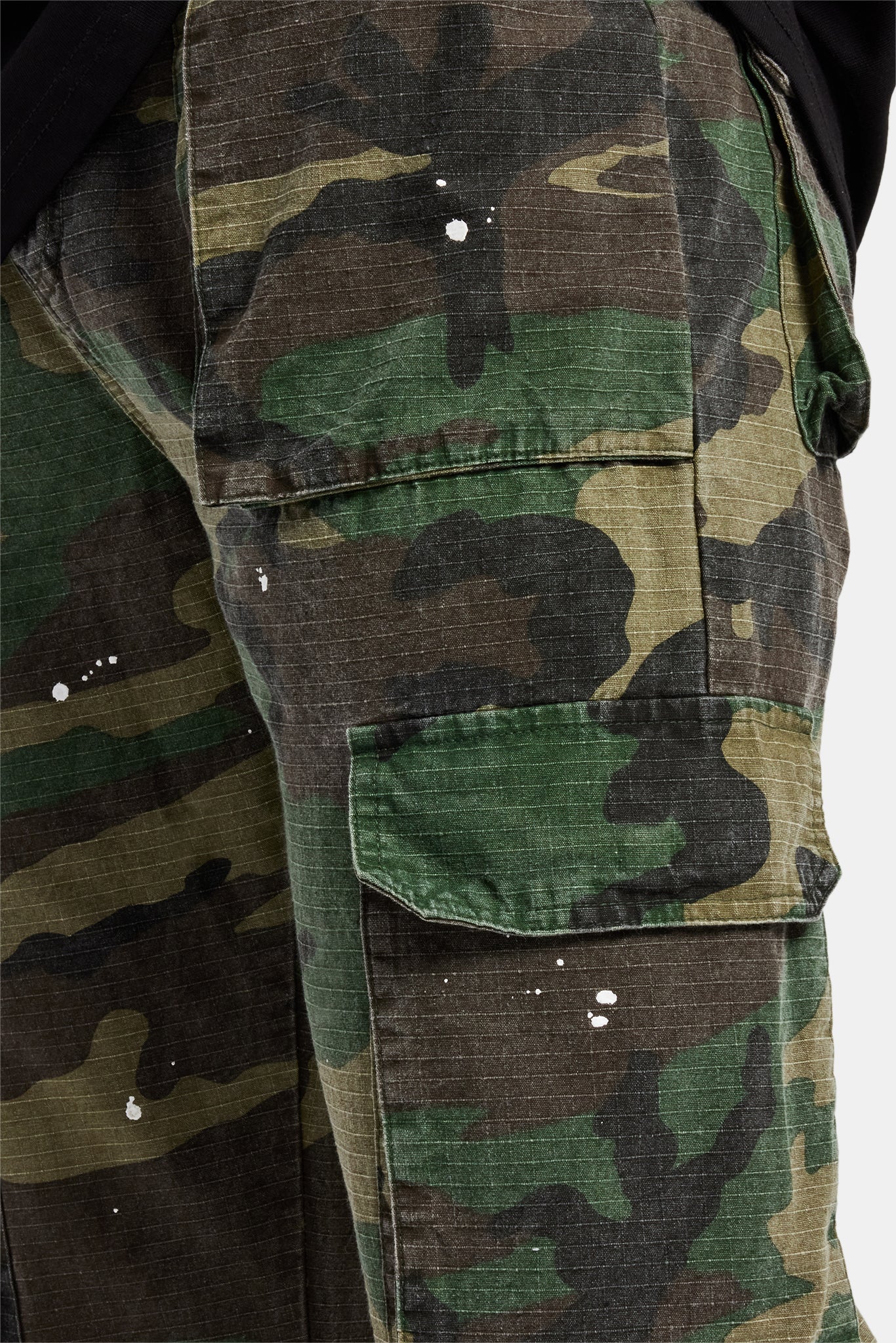 Stacked Leg Camo Cargo Trouser - Camo - Image 2
