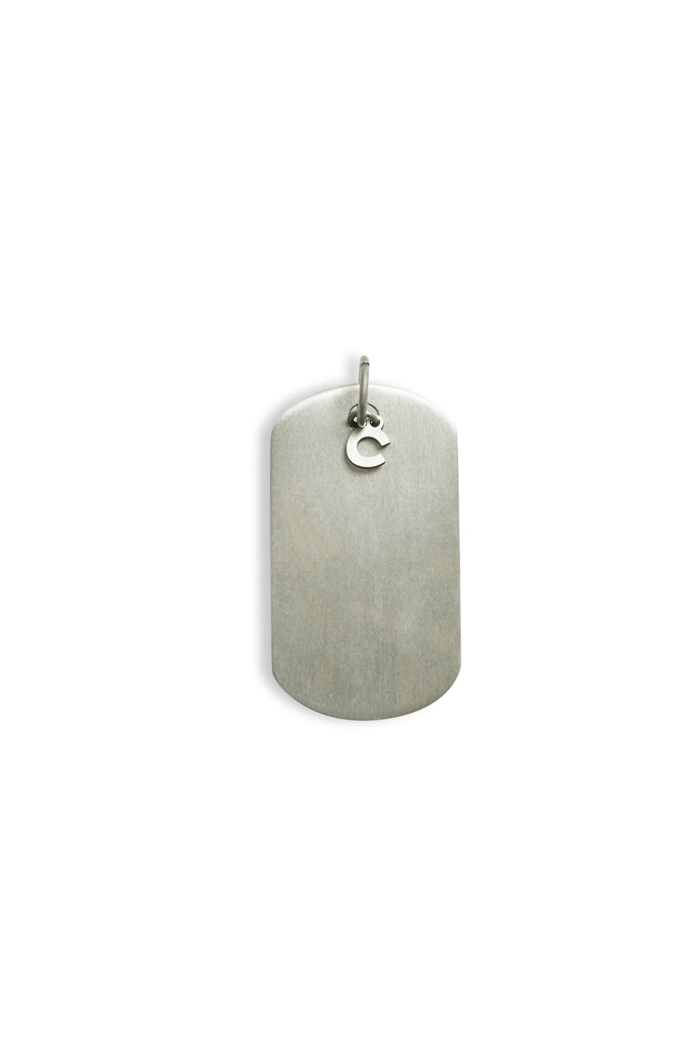 925 Sterling Silver Oxidised Dog Tag Necklace - 3mm - Image 3