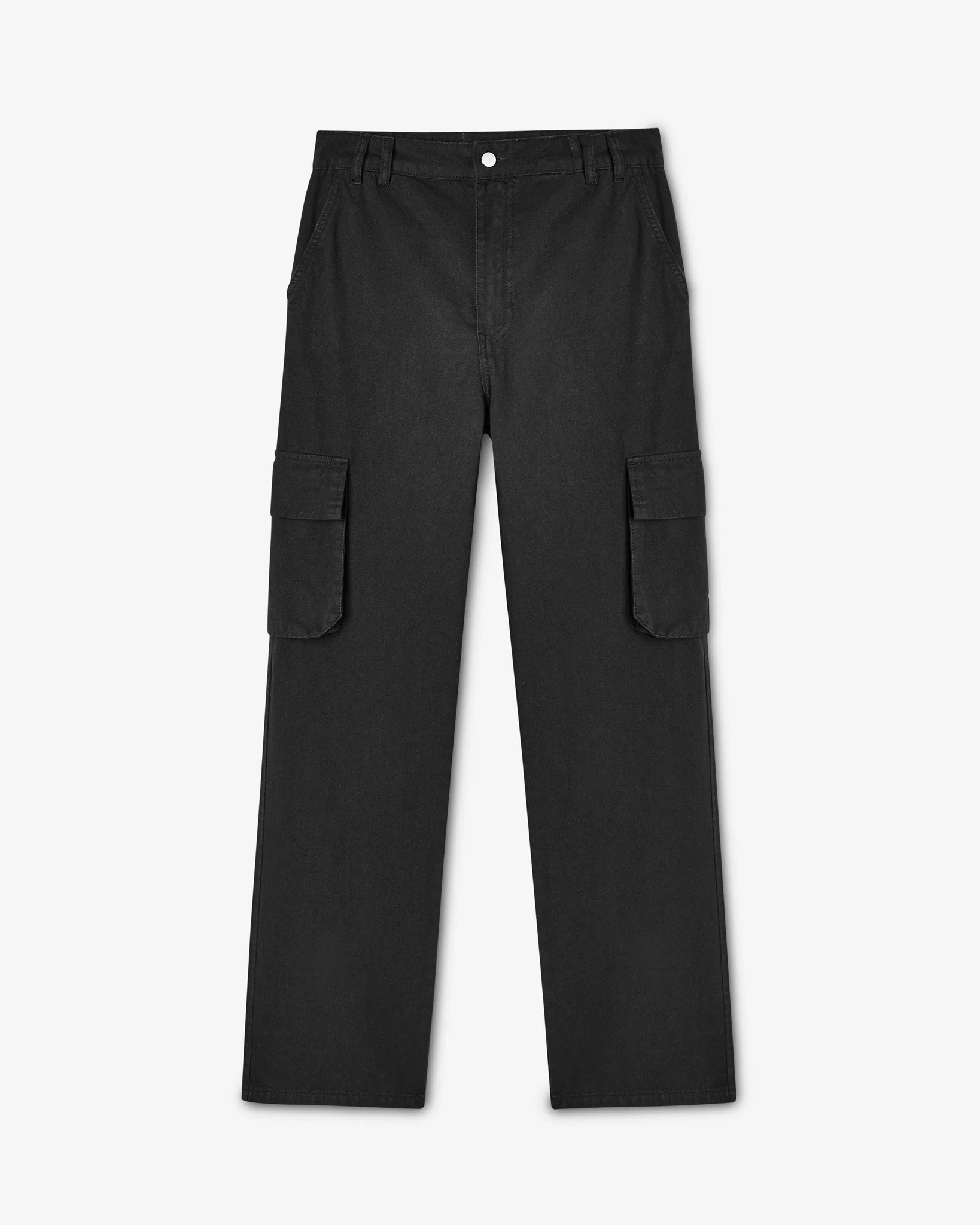 Straight Leg Cargo Trouser - Black - Image 2