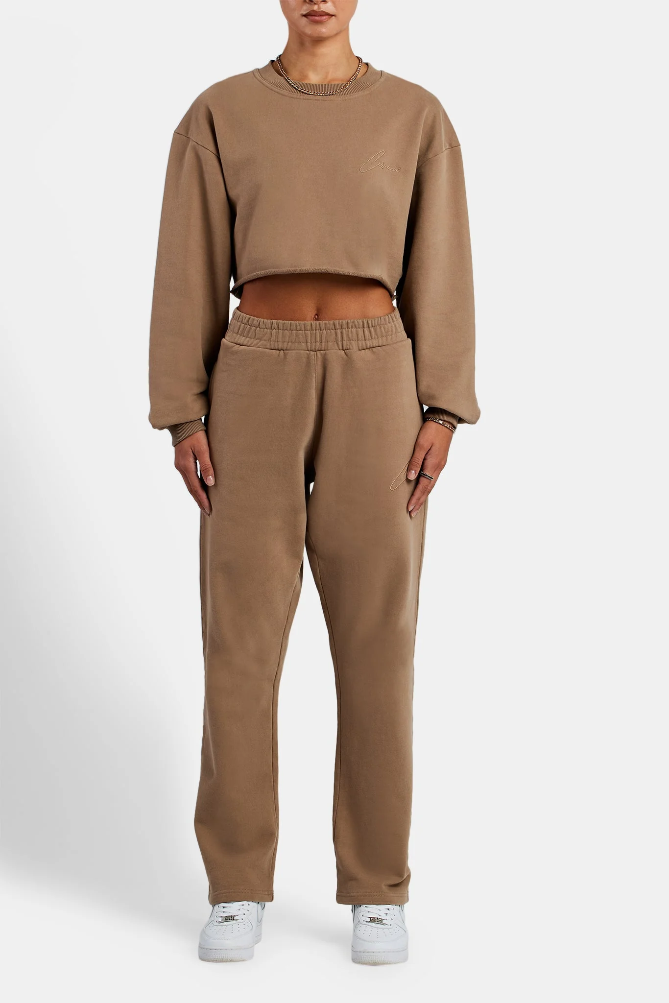 Straight Leg Jogger - Coffee - Image 2
