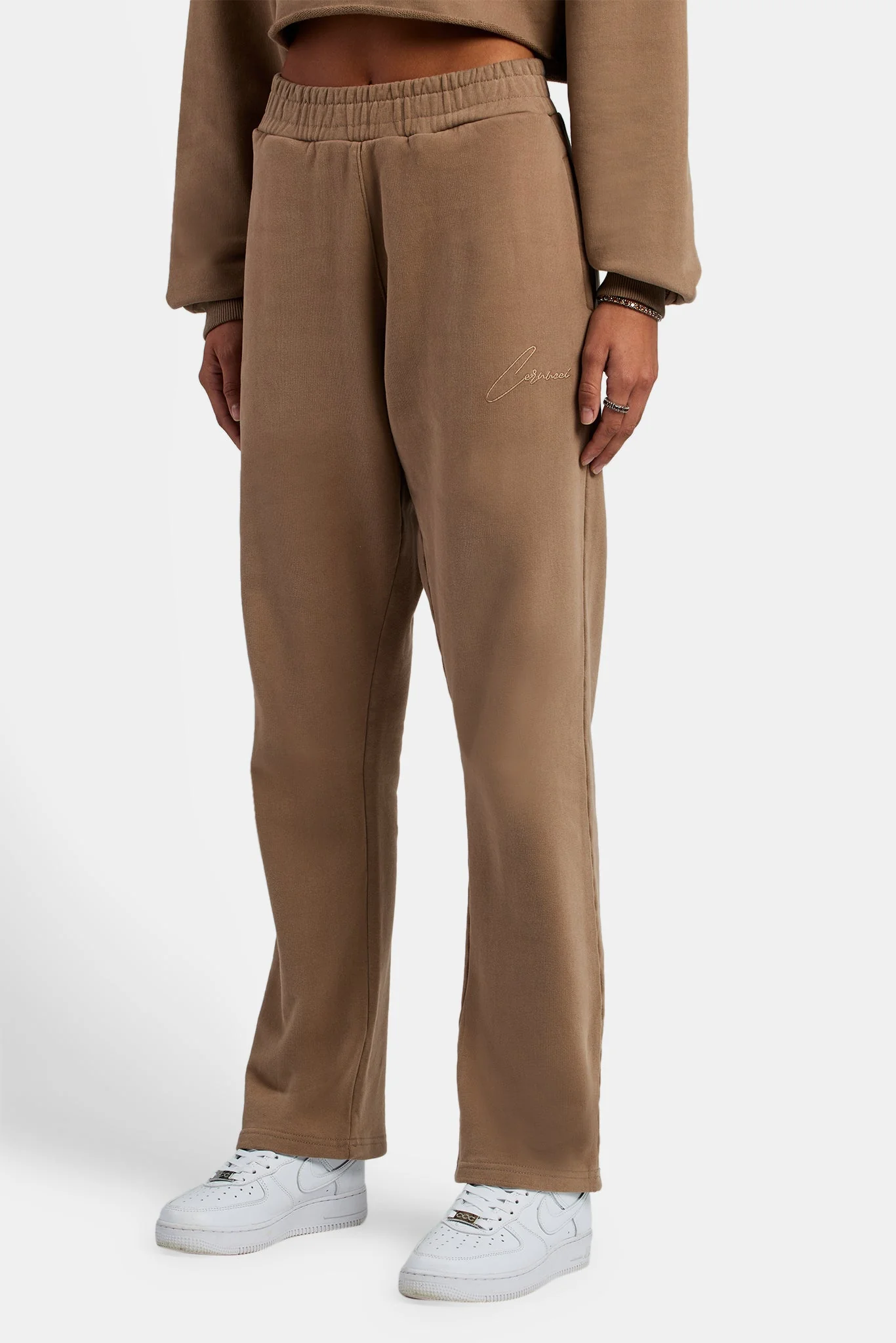 Straight Leg Jogger - Coffee - Image 3