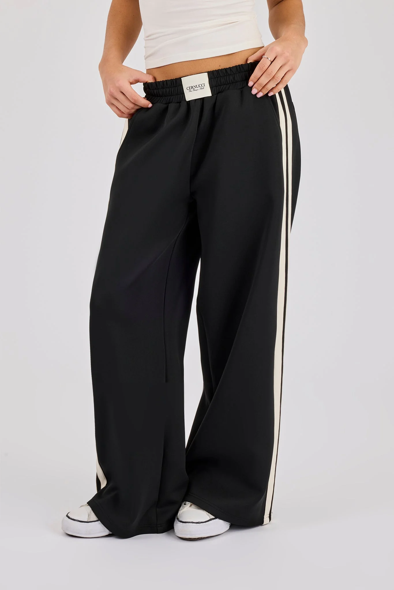 Super Baggy Taping Pant - Black - Image 2