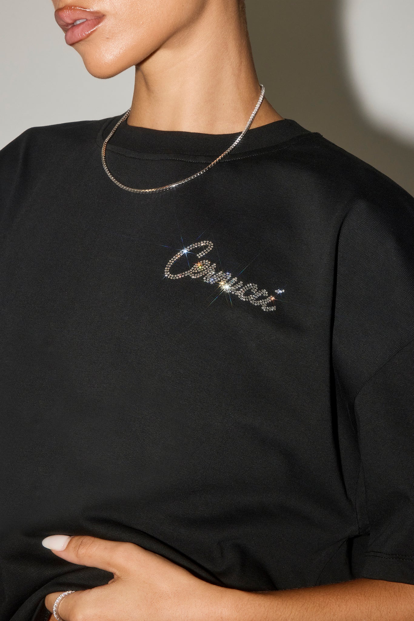 Swarovski Oversized T-Shirt - Image 2