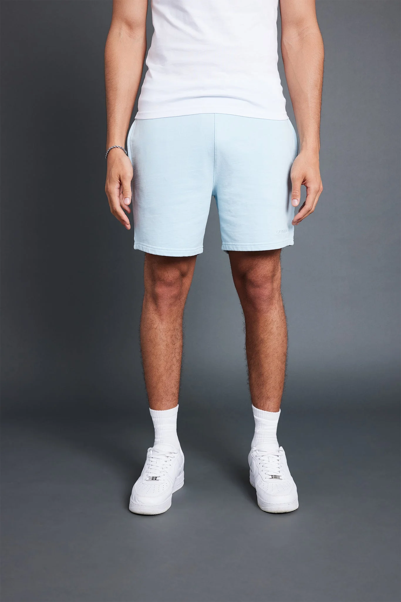 Sweat Shorts - Light Blue - Image 2