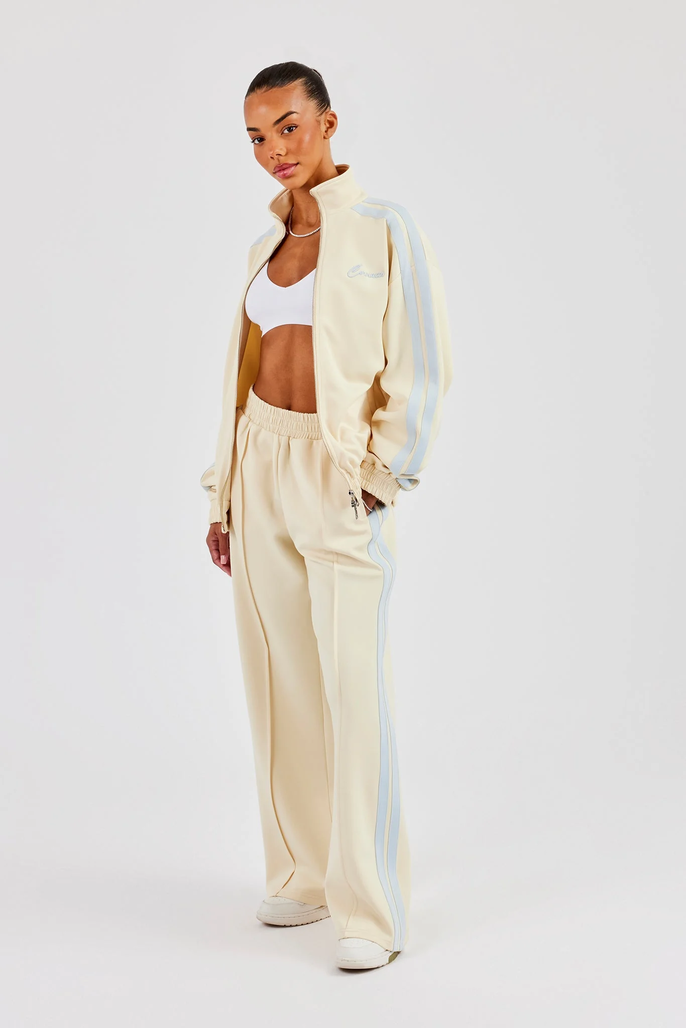 Taping Wide Leg Pant - Butter Yellow - Image 4