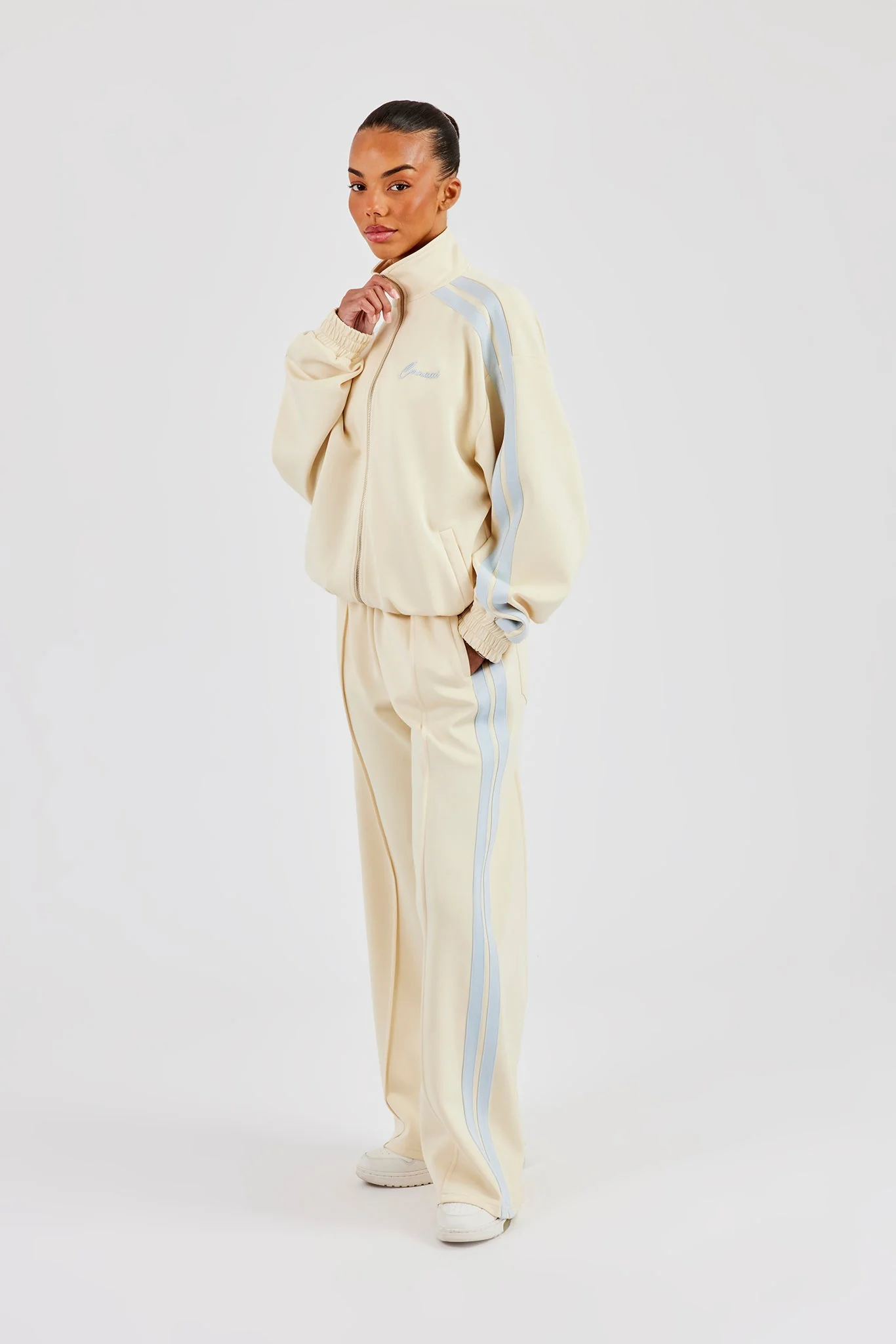 Taping Wide Leg Pant - Butter Yellow - Image 5