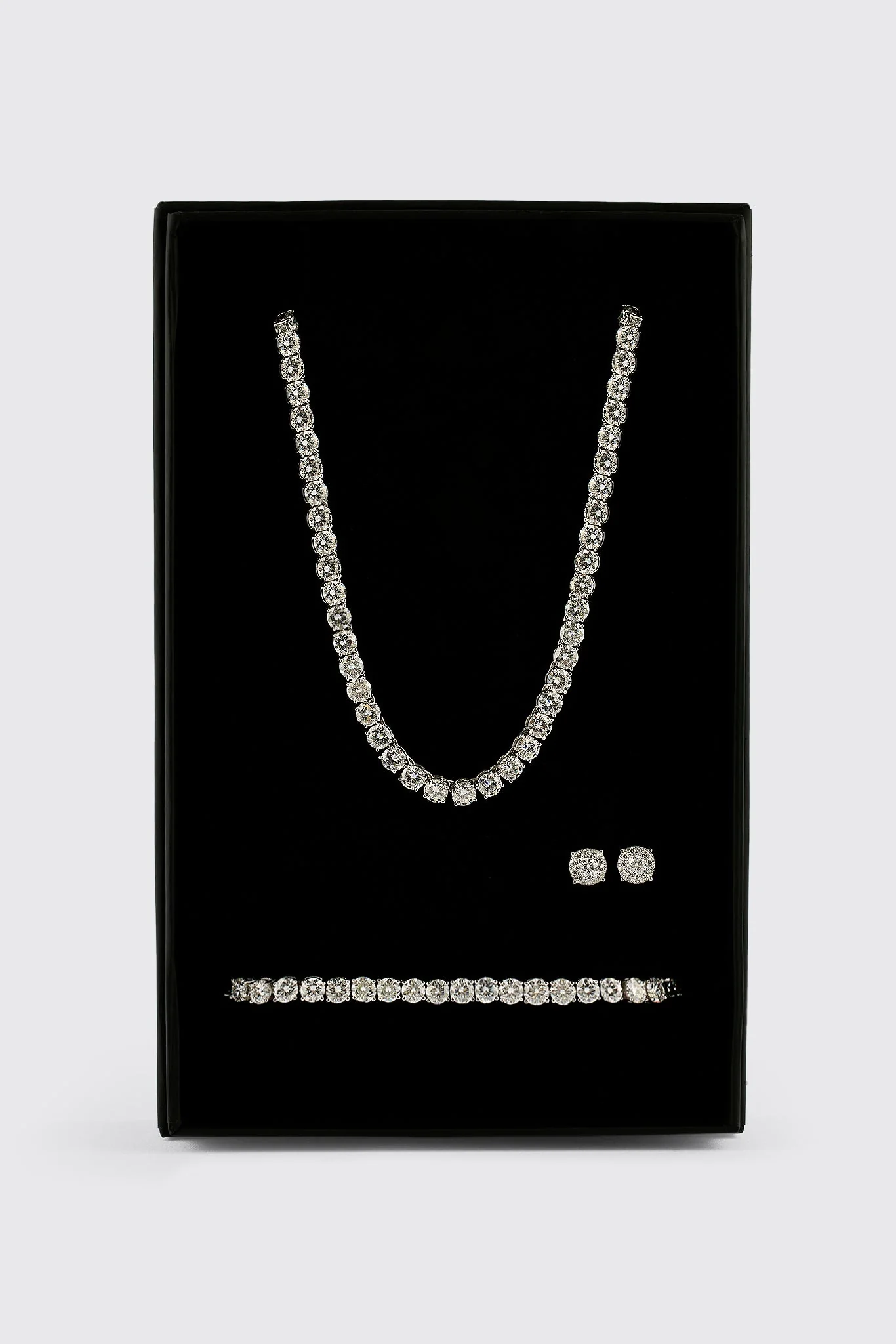 Tennis Chain, Bracelet & Stud - 5mm - Image 3