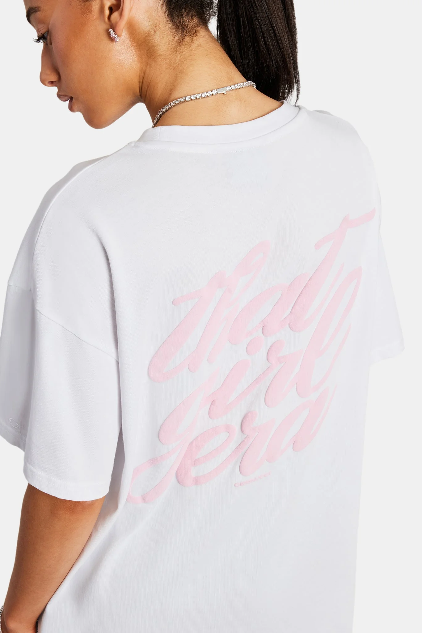 That Girl Era Oversized T-Shirt - White - Image 4