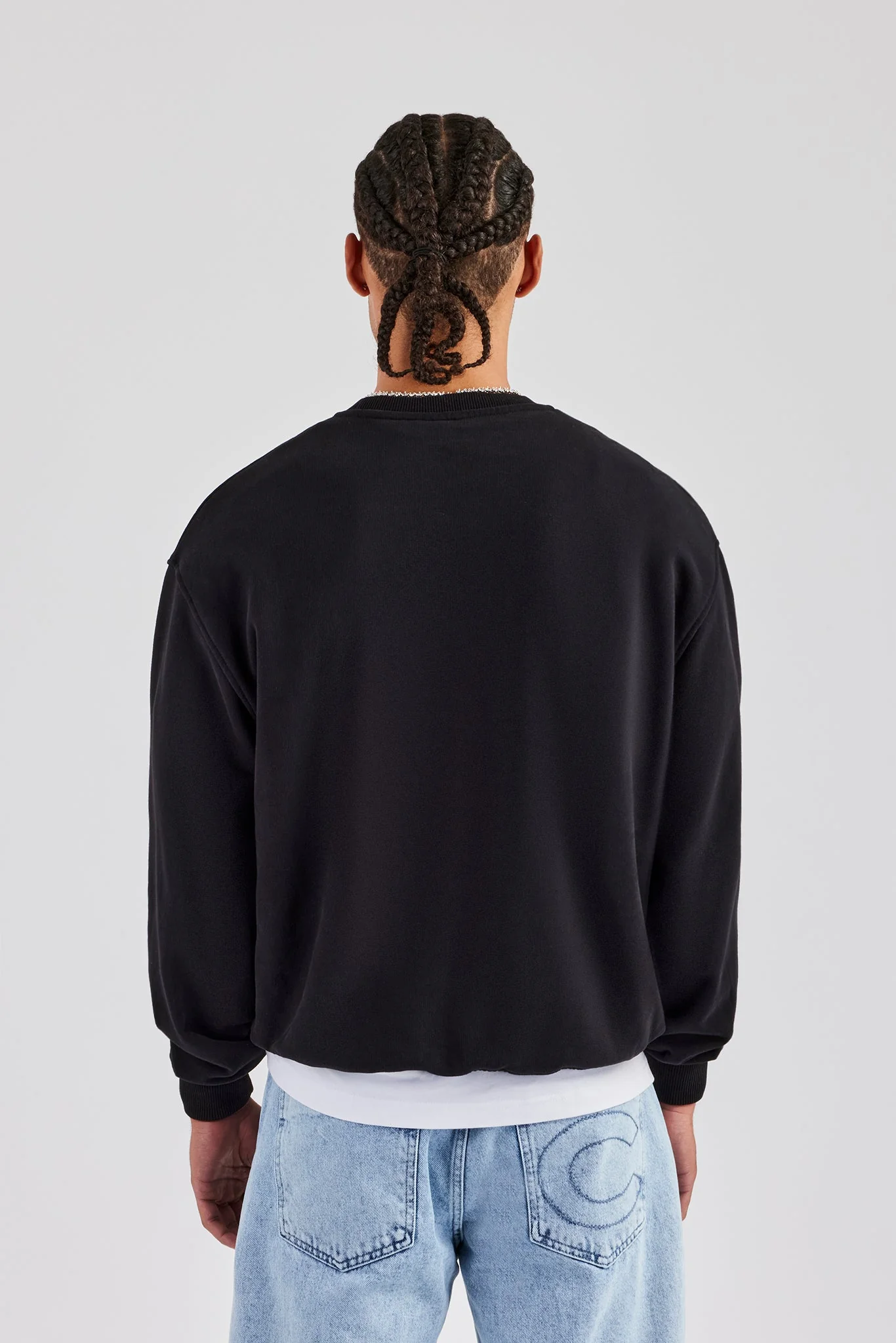 Tonal Logo Oversized Sweatshirt - Image 3