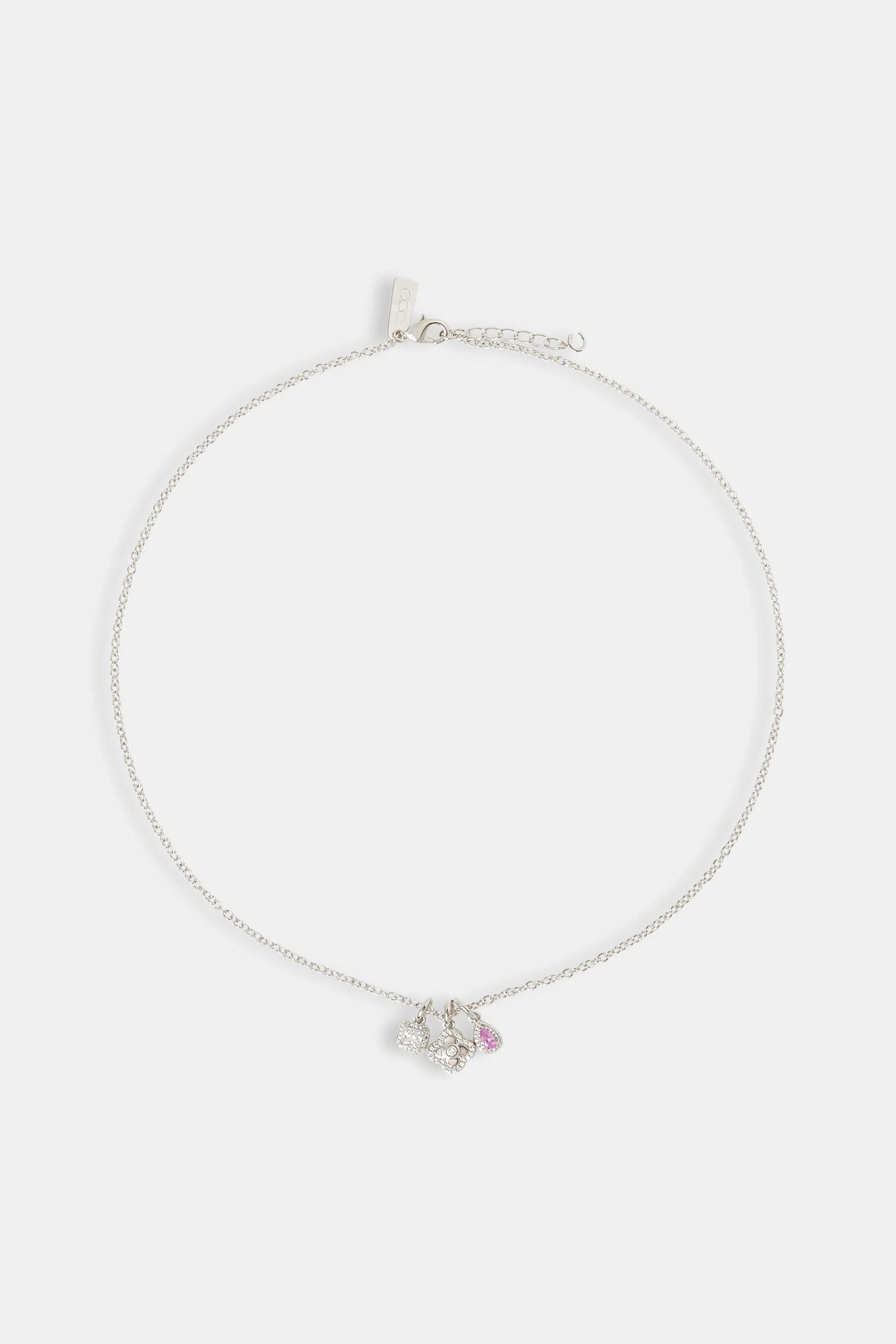 Triple Motif and Multi Gem Necklace - 10mm - Image 4