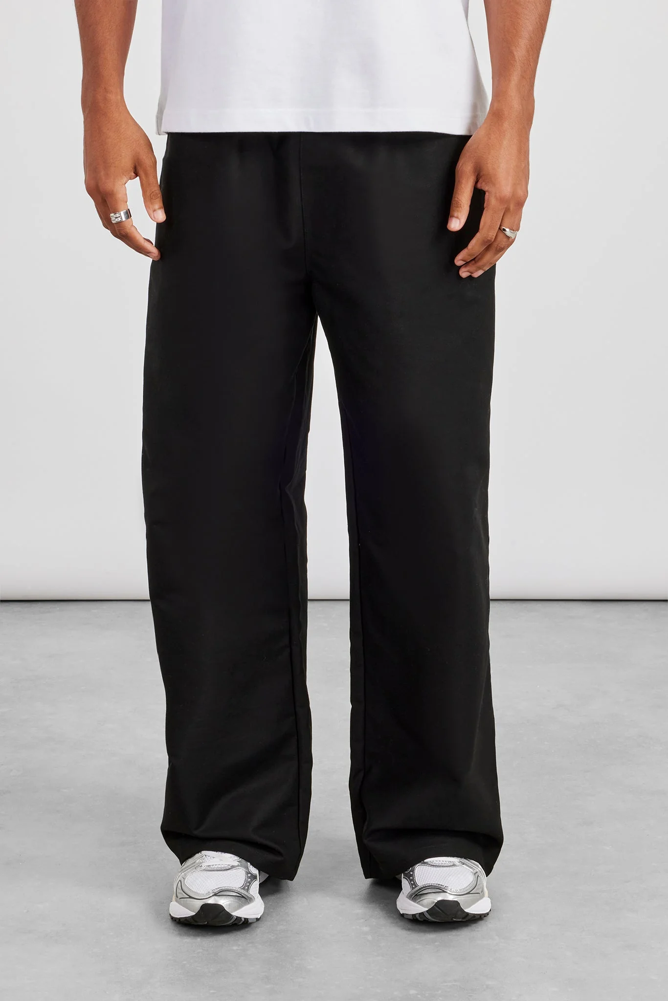 Twill Baggy Trouser - Black - Image 2