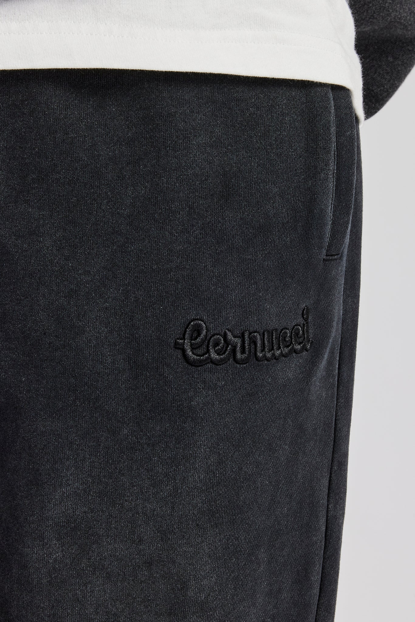 Washed Applique Zip Through Tracksuit - Acid Wash - Image 6