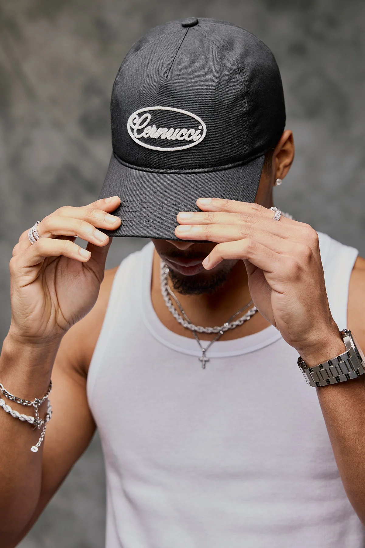 Washed Logo Cap - Washed Black - Image 4