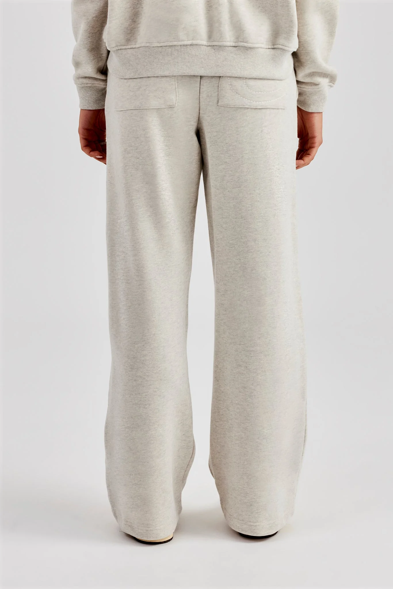 Wide Leg Jogger - Ash Grey - Image 4