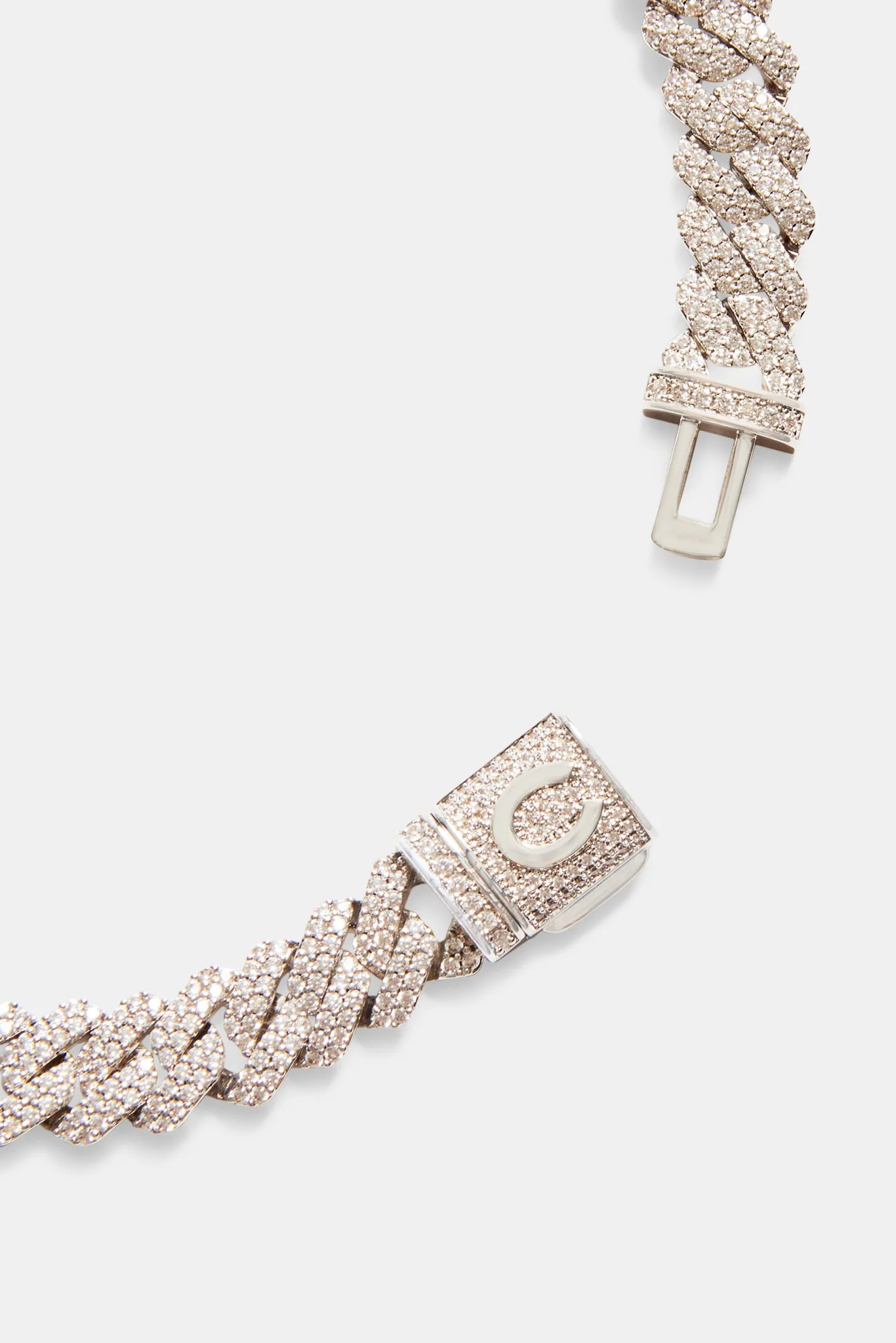 Womens 10mm Iced Prong Cuban Choker - Image 3