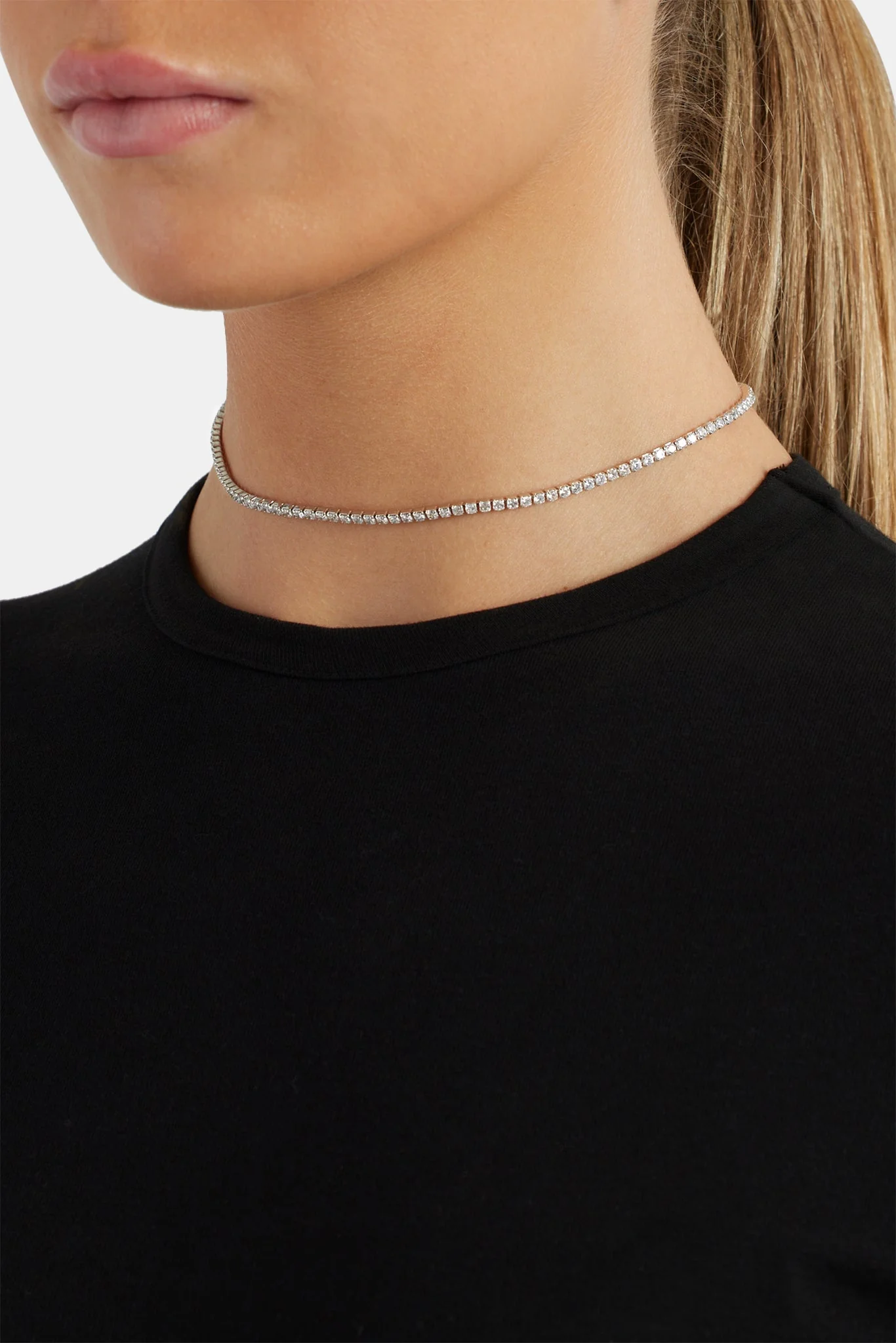 Womens 2.5mm Micro Tennis Choker - Image 4