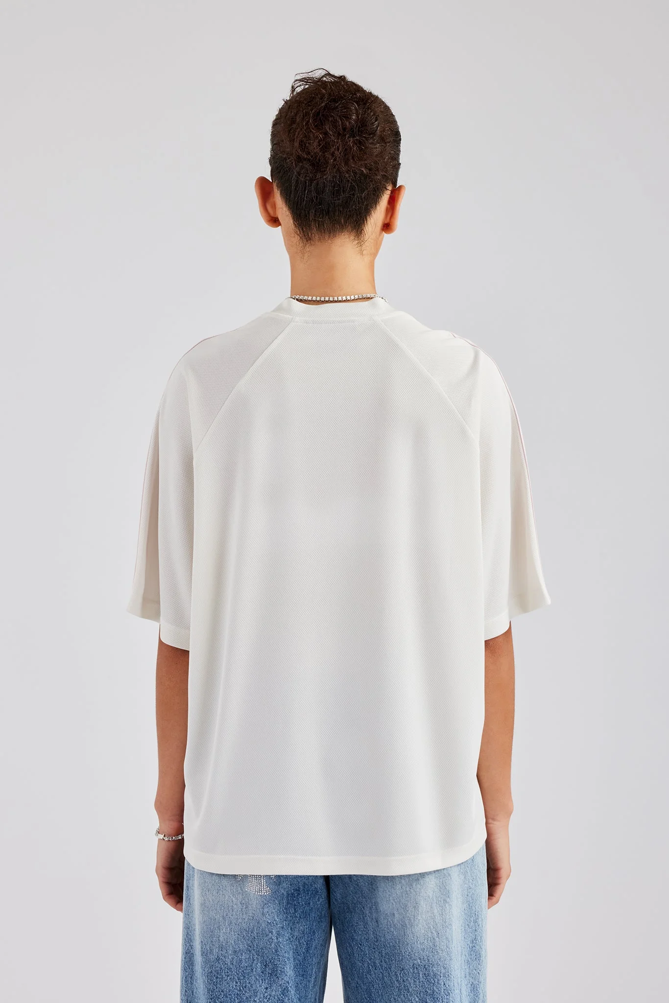 Cernucci Embroidered Football Top - Ecru - Image 4