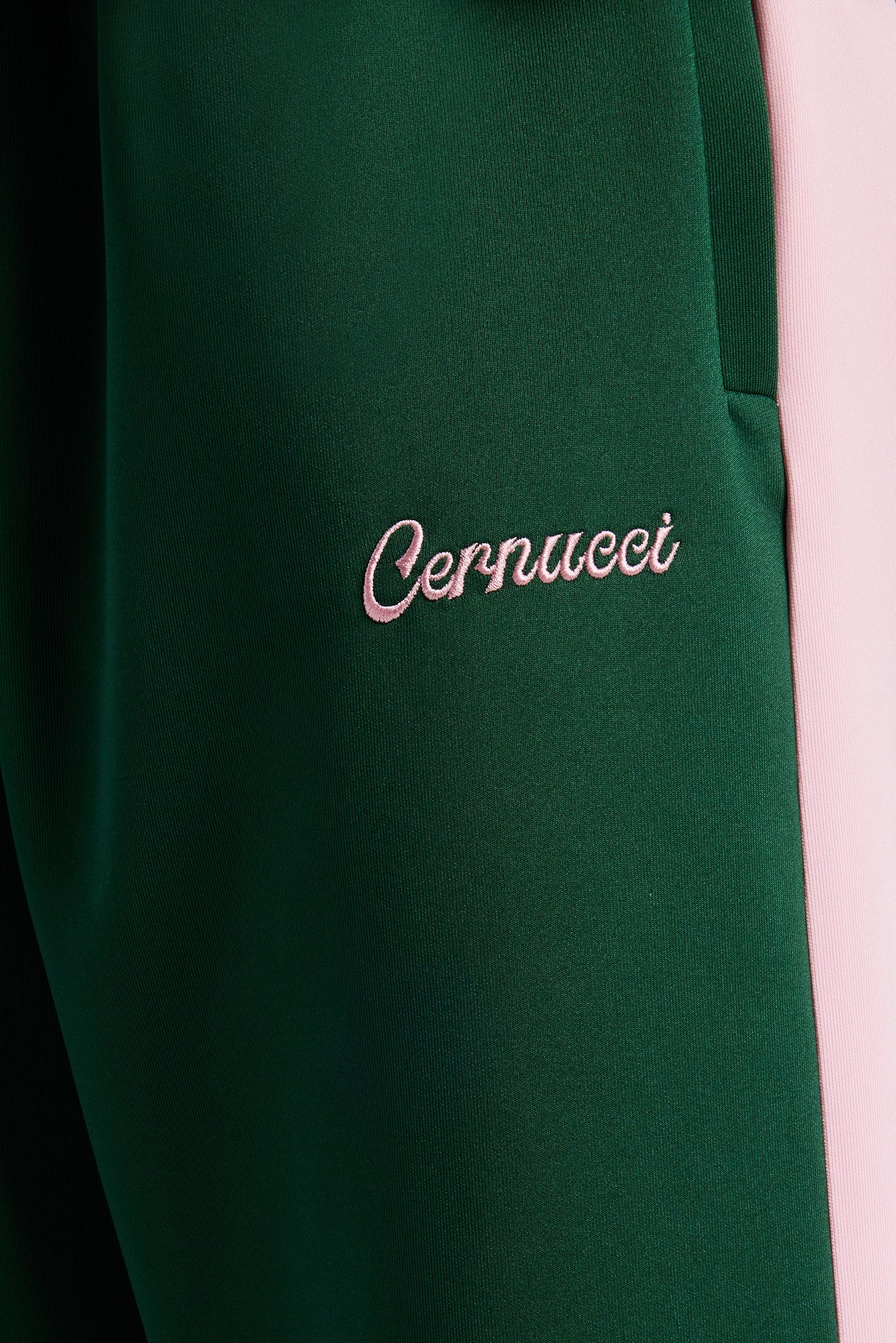 Womens Contrast Panel Tracksuit - Green - Image 5