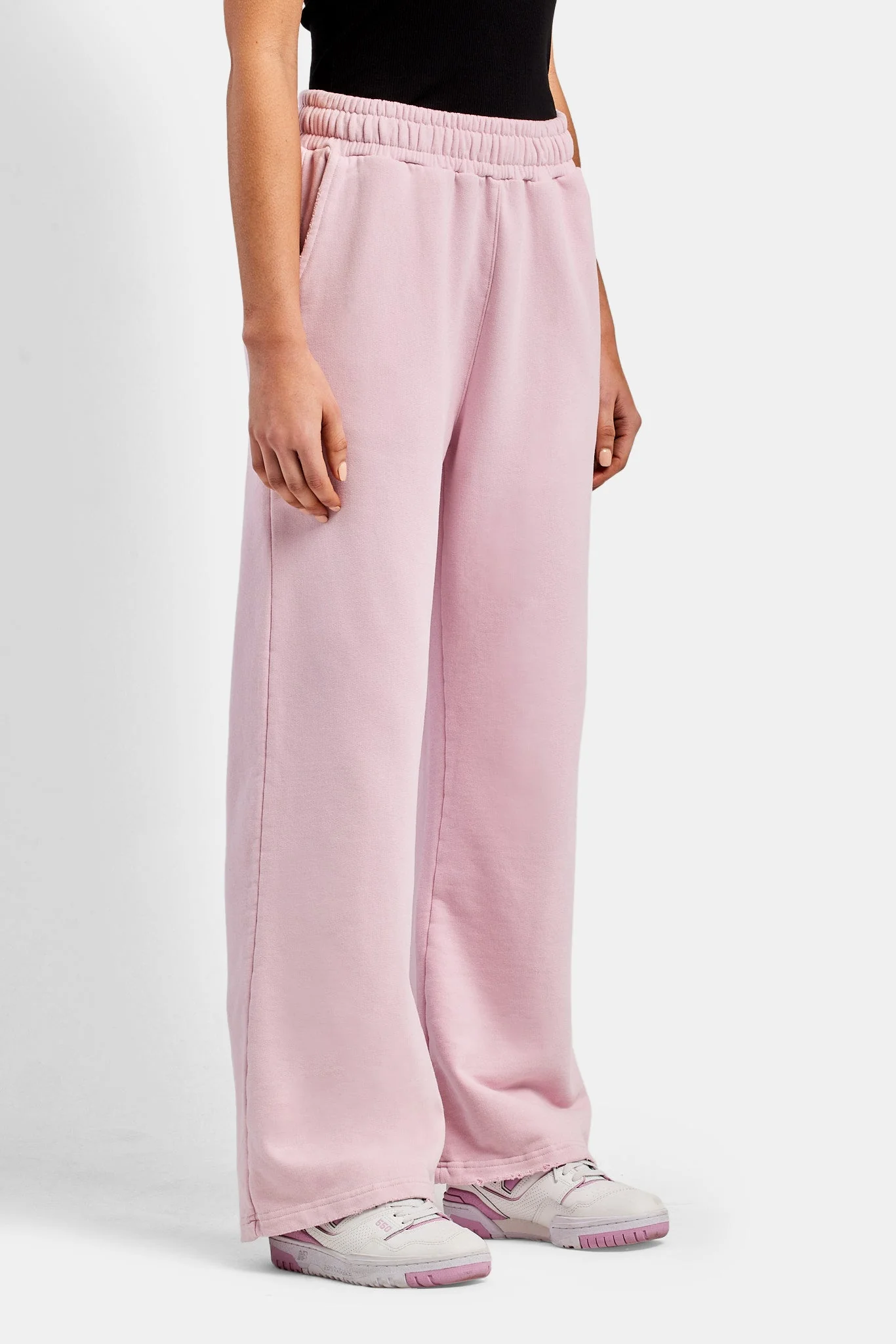 Womens Paraiso Embroidered Joggers  - Pink - Image 3