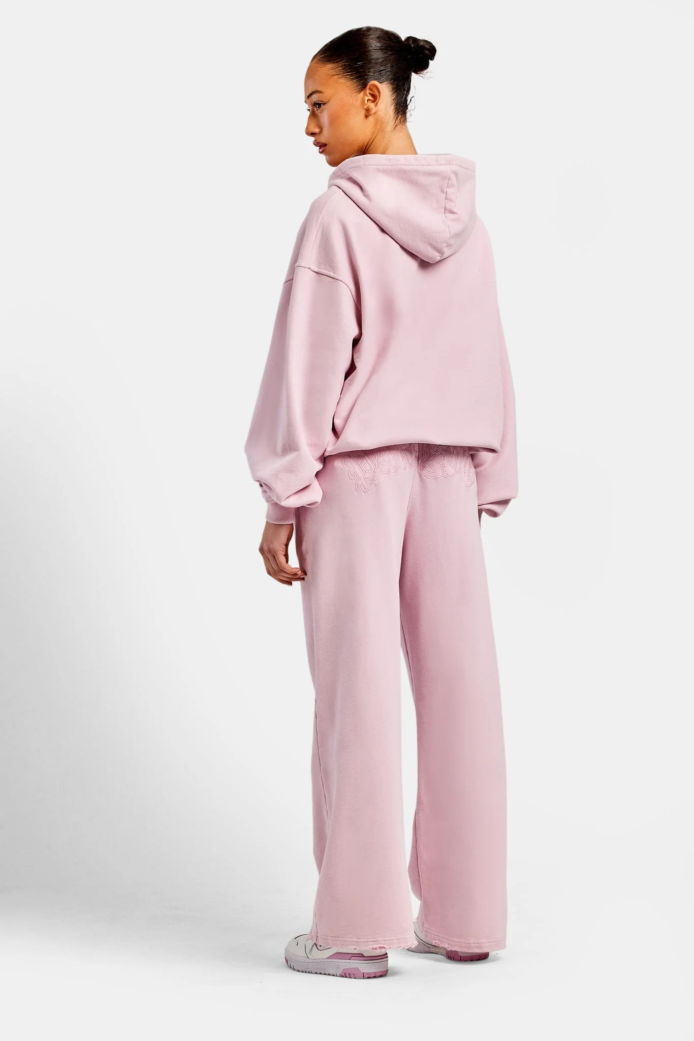 Womens Paraiso Embroidered Tracksuit - Pink - Image 2