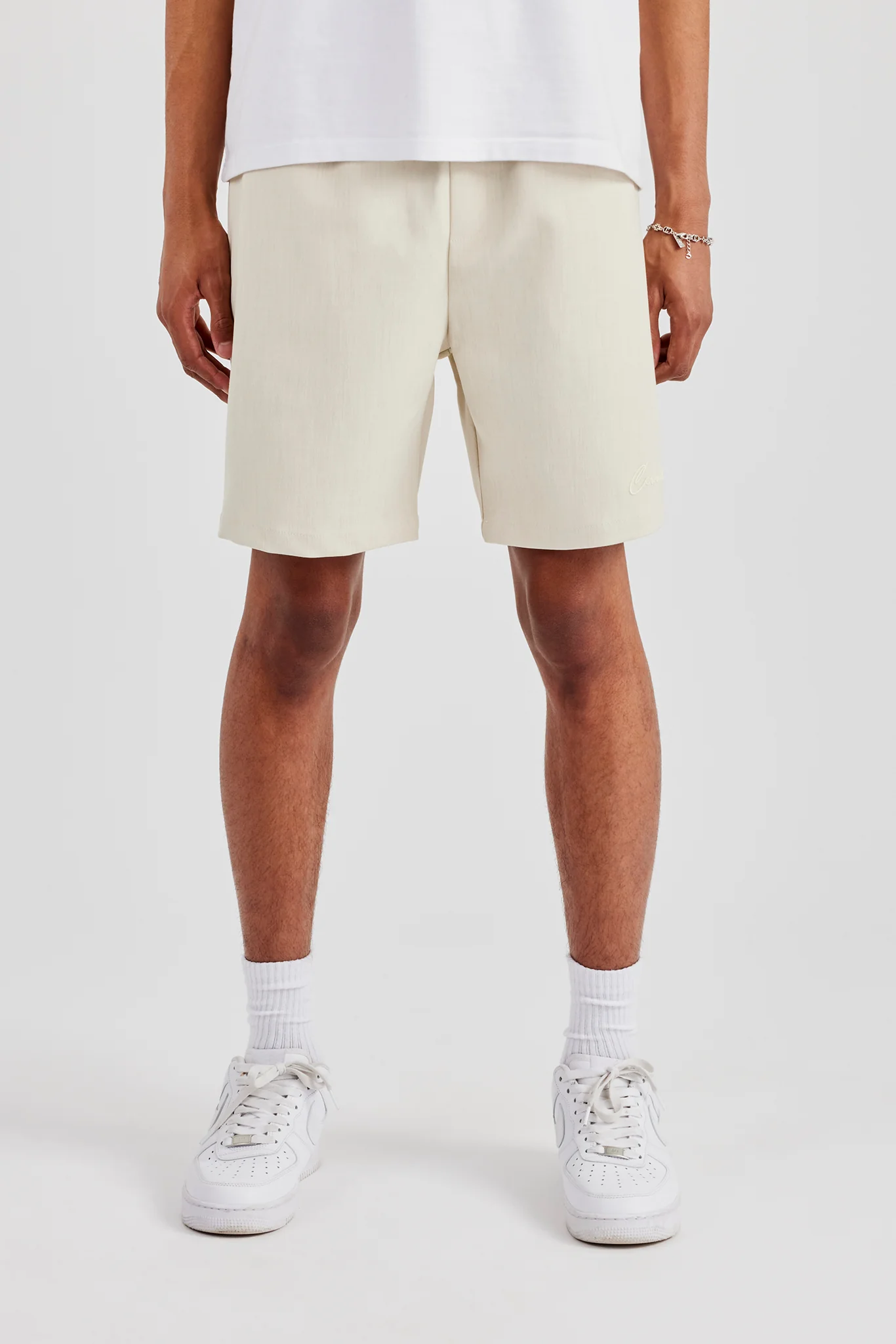Woven Embroidered Short